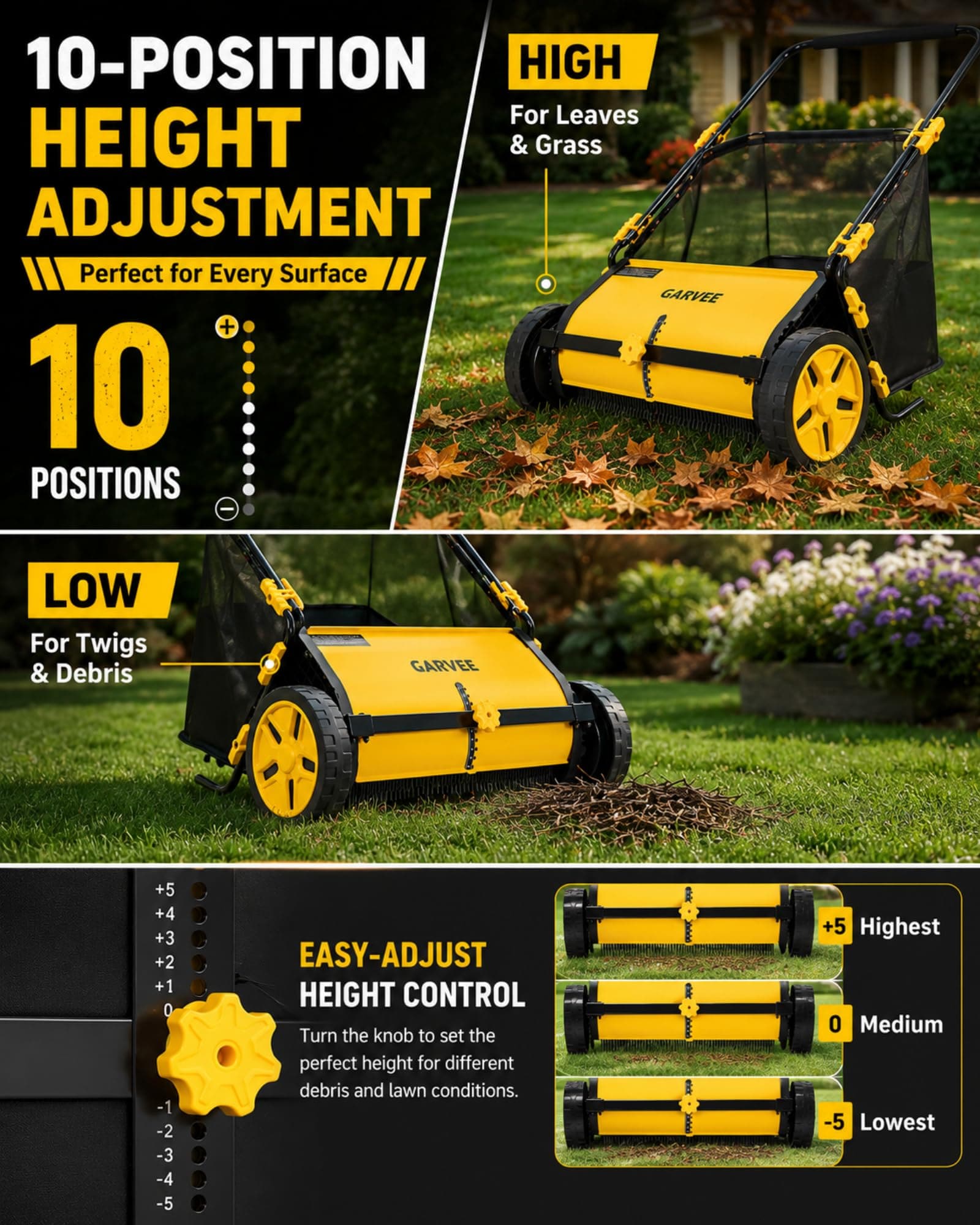 Garvee LYUTRPPG-35B5PM54 lawnsweeper - View #6