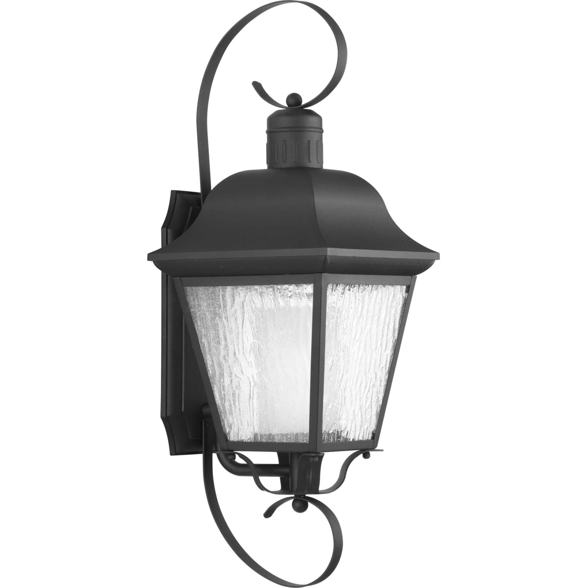 Progress Lighting P6621-31MD Andover 1 -Light 26.12-in H Black Hardwired Outdoor Wall Light