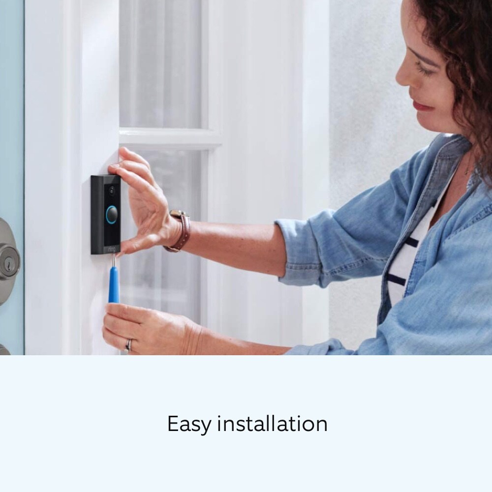 Ring Video Doorbell Wired - Smart WiFi Doorbell Camera with 2-Way Talk, Night Vision and Motion Detection