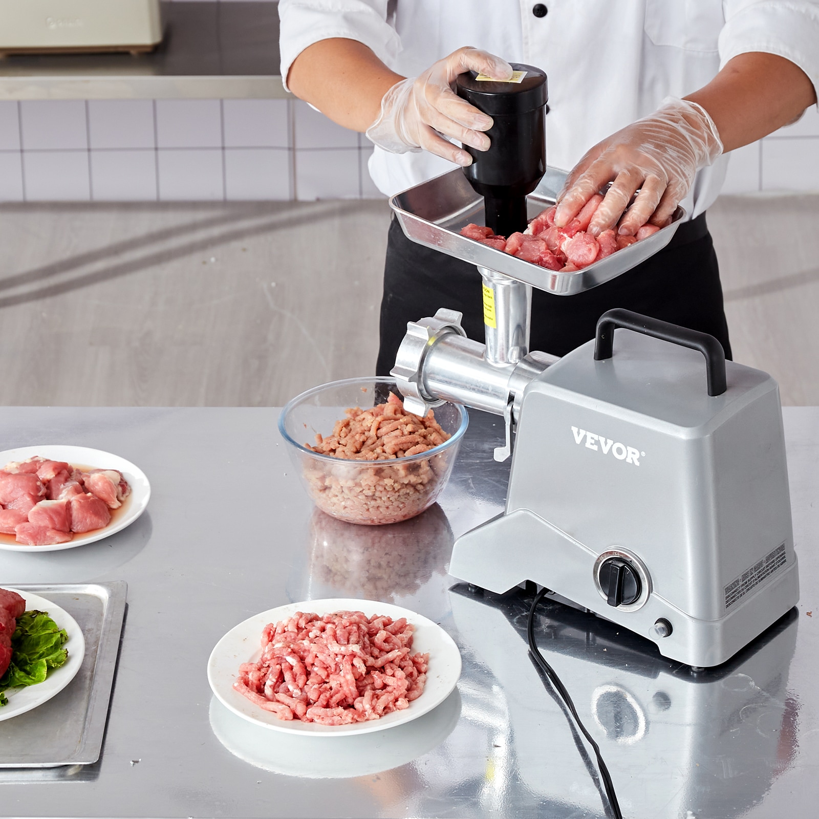 VEVOR RJBDTMC850WCO525RV1 Meat-Grinders - View #2