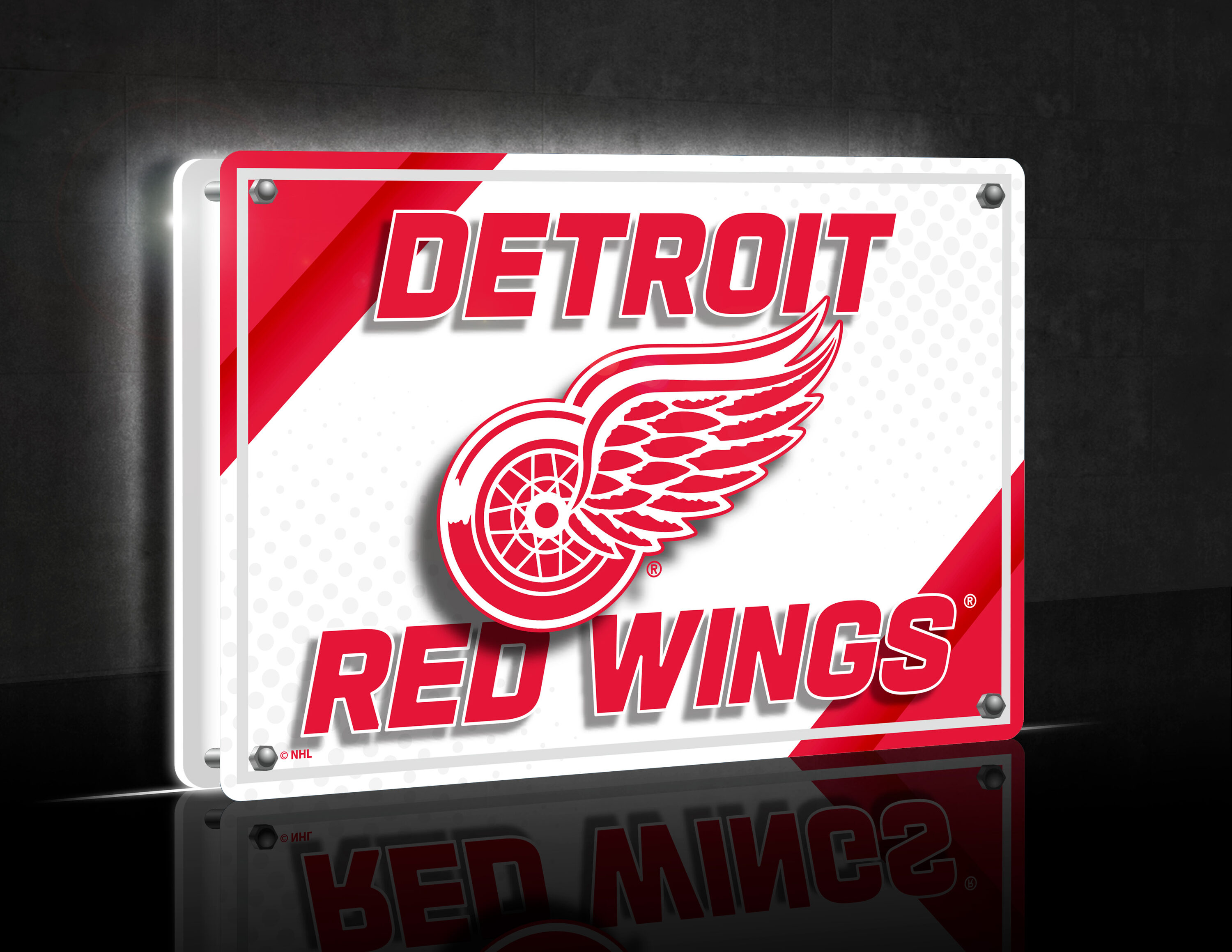 Evergreen 8LED4359TRT 7-in Multi-color Standard Desk Lamp with Acrylic Shade