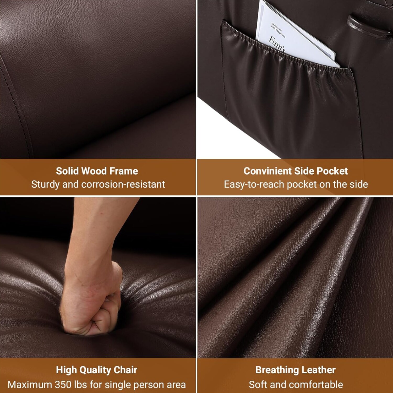 Der Rose LMXPHO-334G-09113BSS recliners - View #6