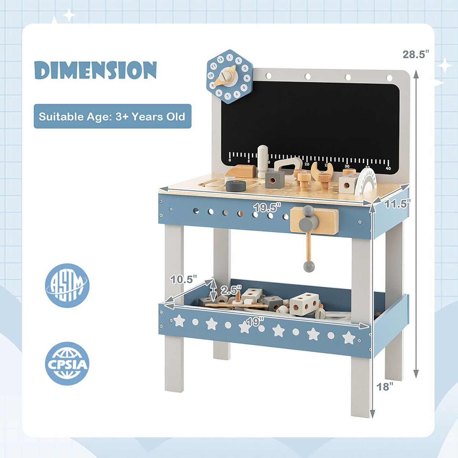 Costway CSHY002592 Play-Toys - View #3