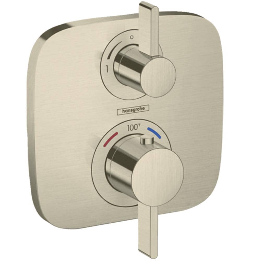 Hansgrohe 15707821 Brushed Nickel 2 -Handle Lever Shower Faucet Handle