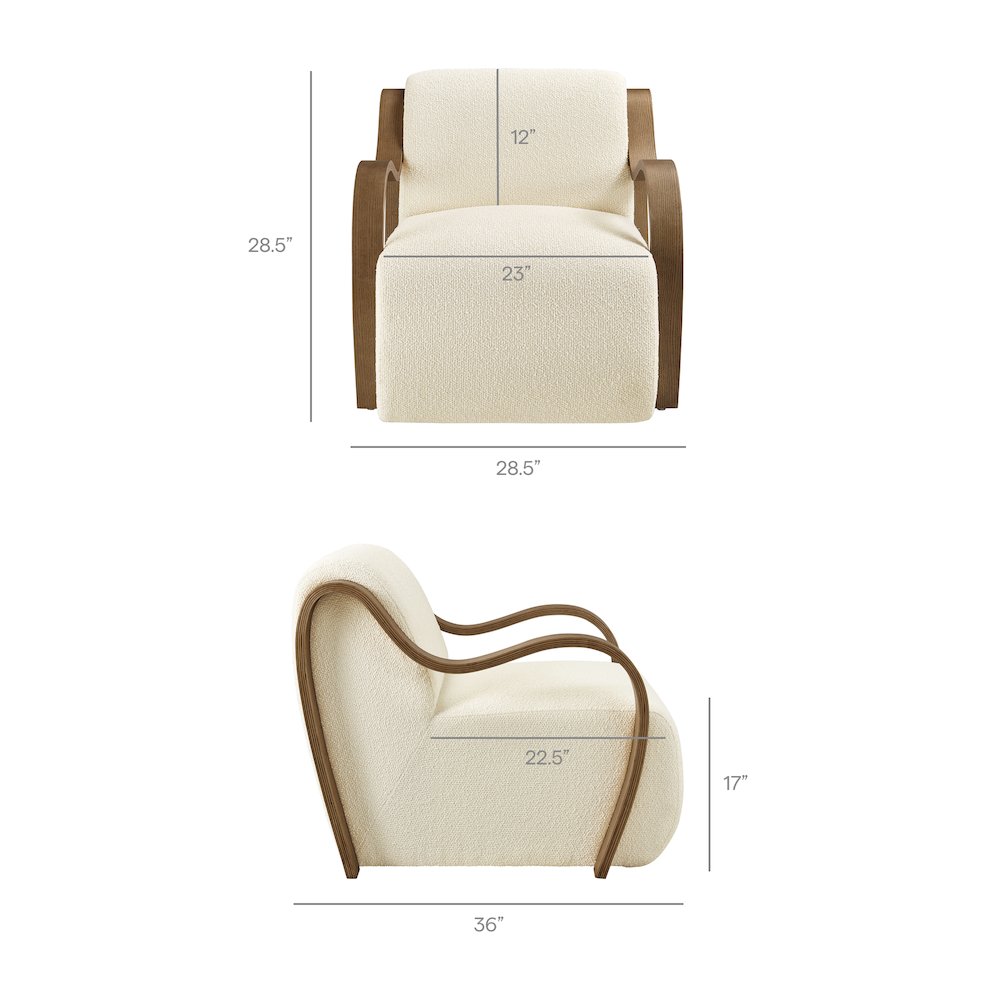 Modway EEI-7490-CRE chairs - View #2