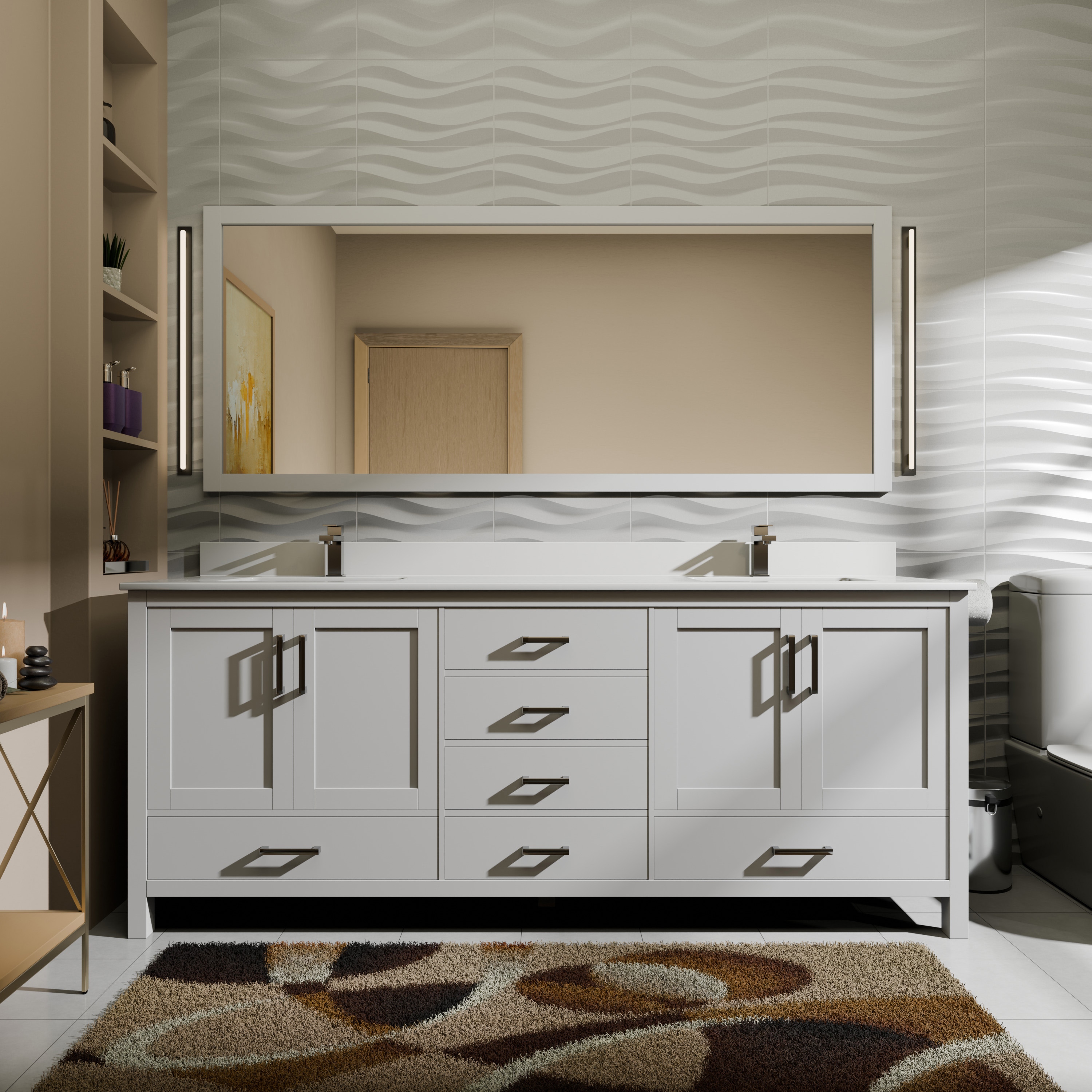 Lexora LVJ72DA300 Bath-Vanity-Combo - View #2