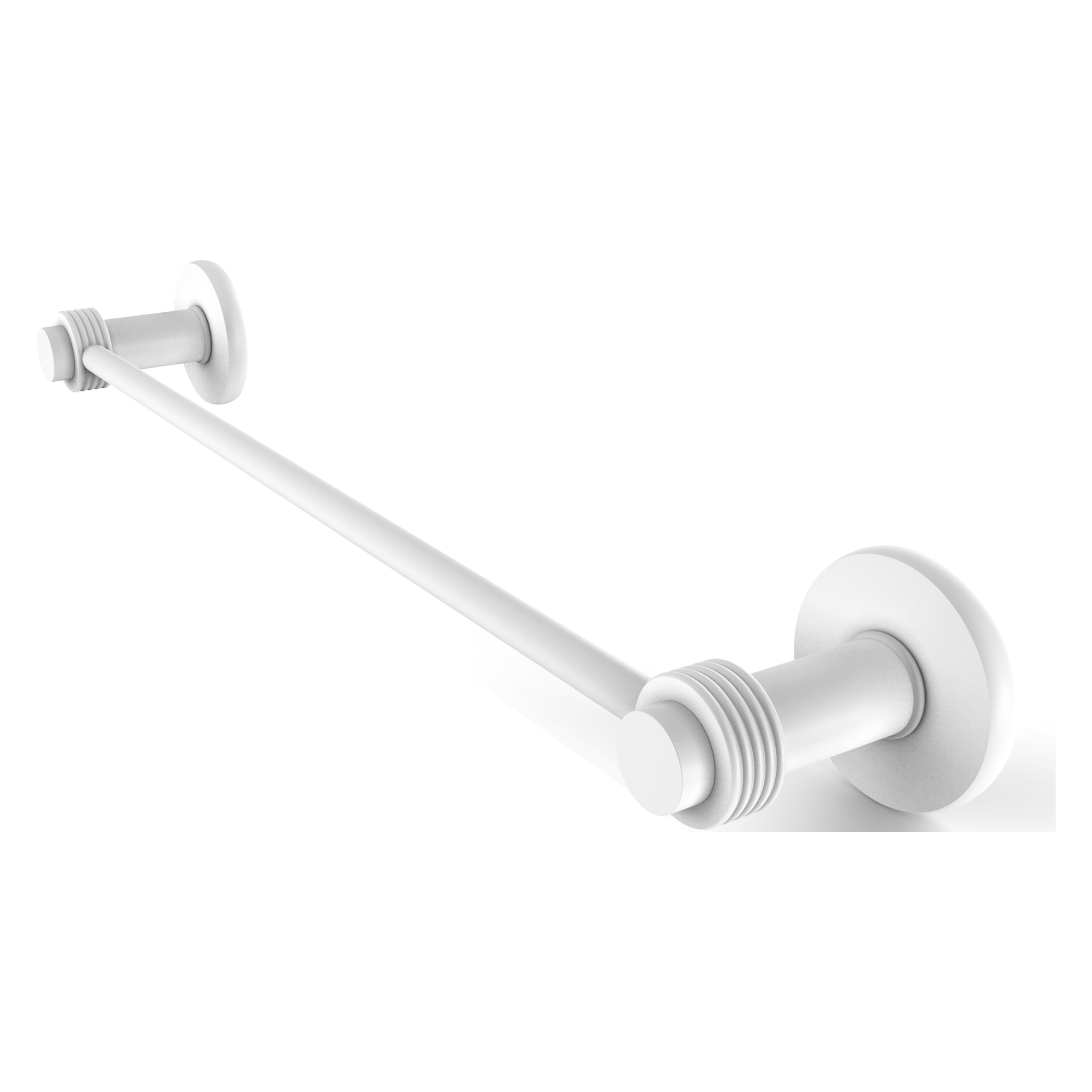Allied Brass 931G/30-WHM Mercury 30-in Matte White Wall mount Single Towel Bar