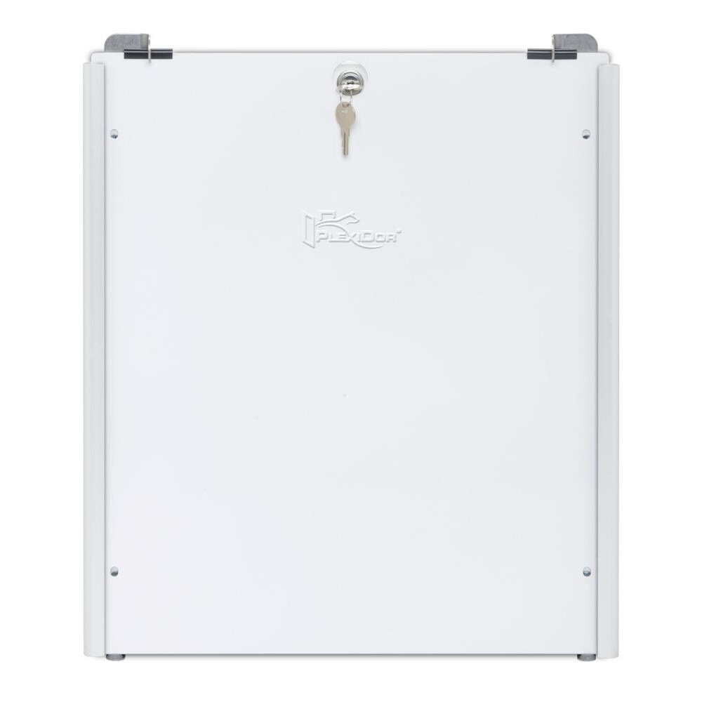 PlexiDor PD SLD TRK XL WH White Aluminum Large Pet Door Wall kit