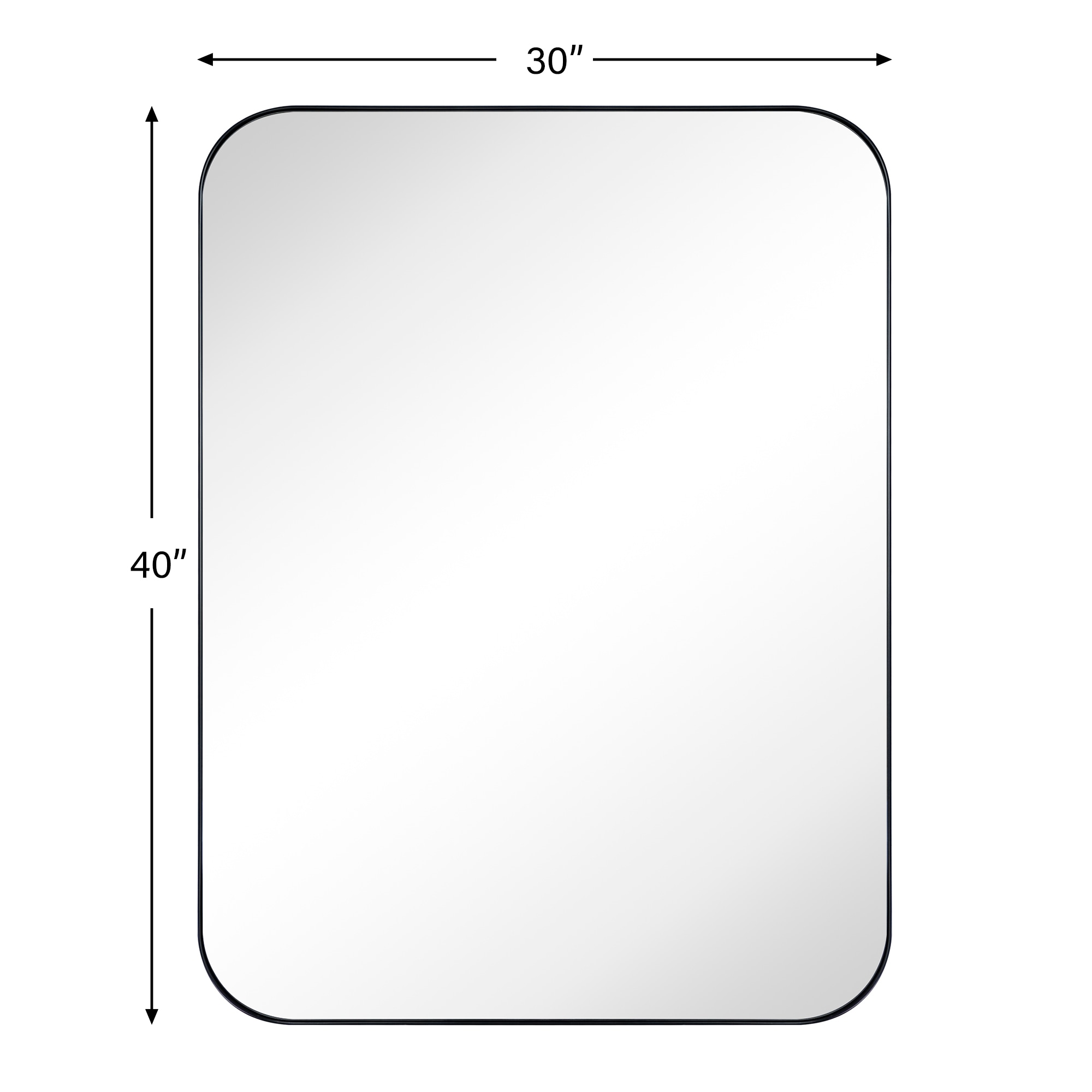 TEHOME GC-0Y111 Framed-Bath-Mirrors - View #6