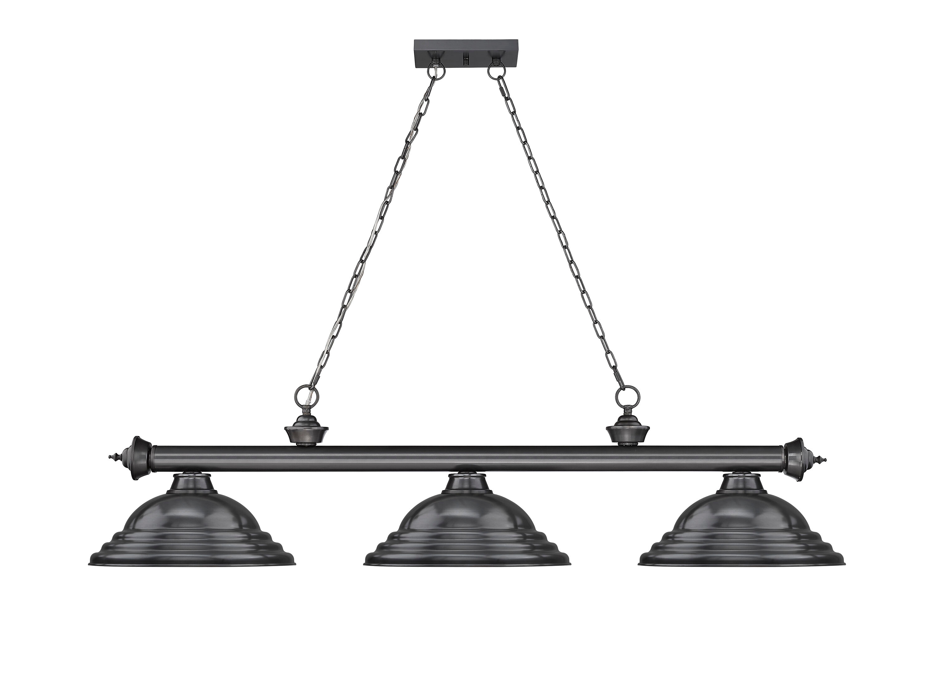 Z-Lite 2306-3BP-SBP Pool-Table-Lighting - View #2