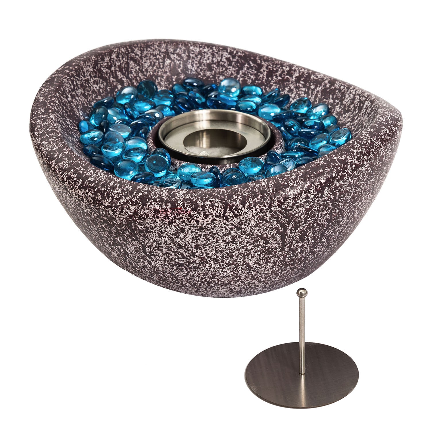 Bybafun YA6400046 11.4-Inches x 10.8-Inches Ethanol fuel Fireplace