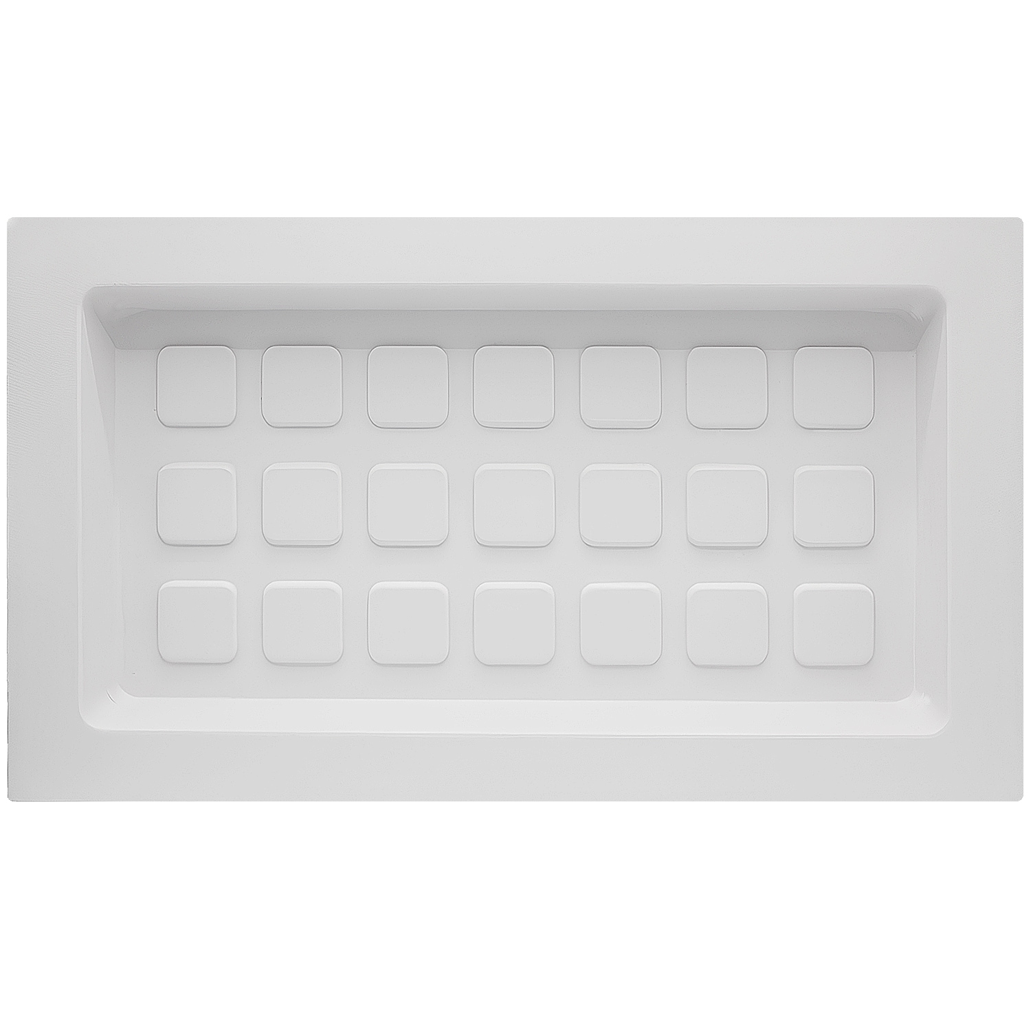 Crawl Space Door Systems RVC-W 17.25-Inches x 9.75-Inches White Plastic Foundation Vent Cover