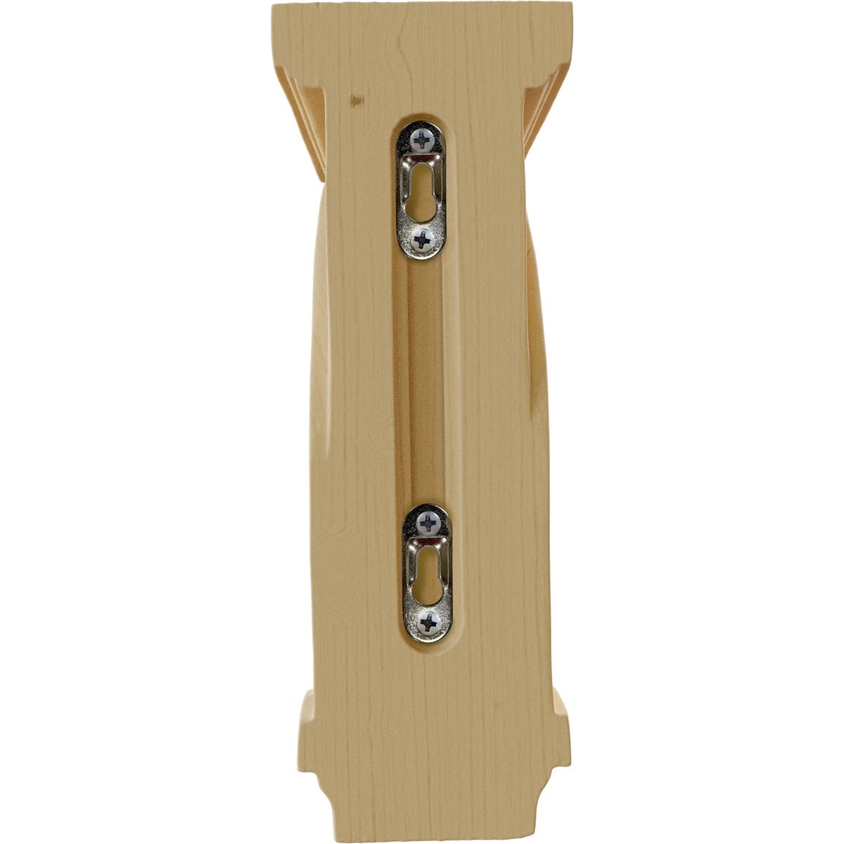Alder 9" Hand-Carved Scroll Wood Corbel