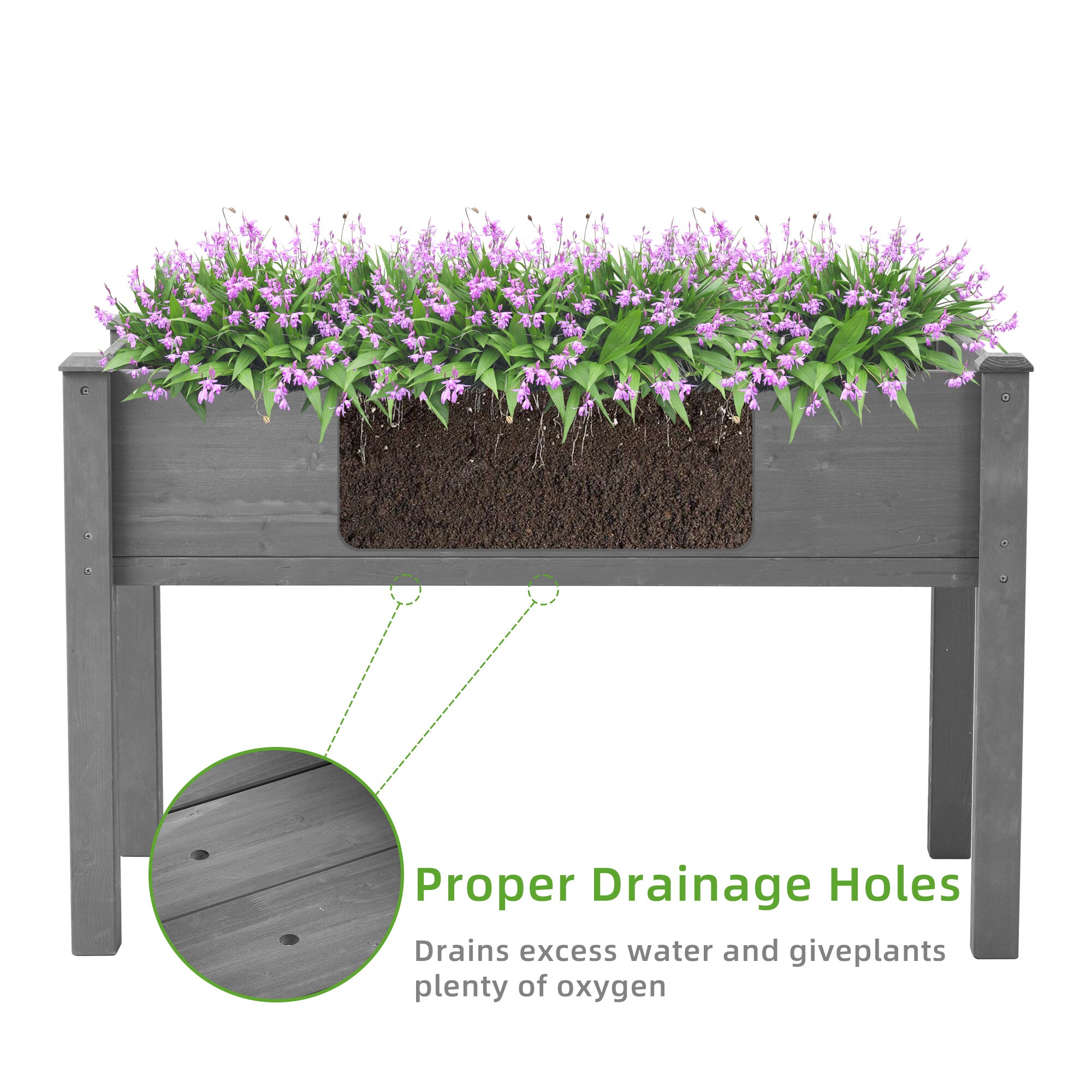 Gaierptone CRXDCT8ZDUP Raised-Planter-Boxes - View #5