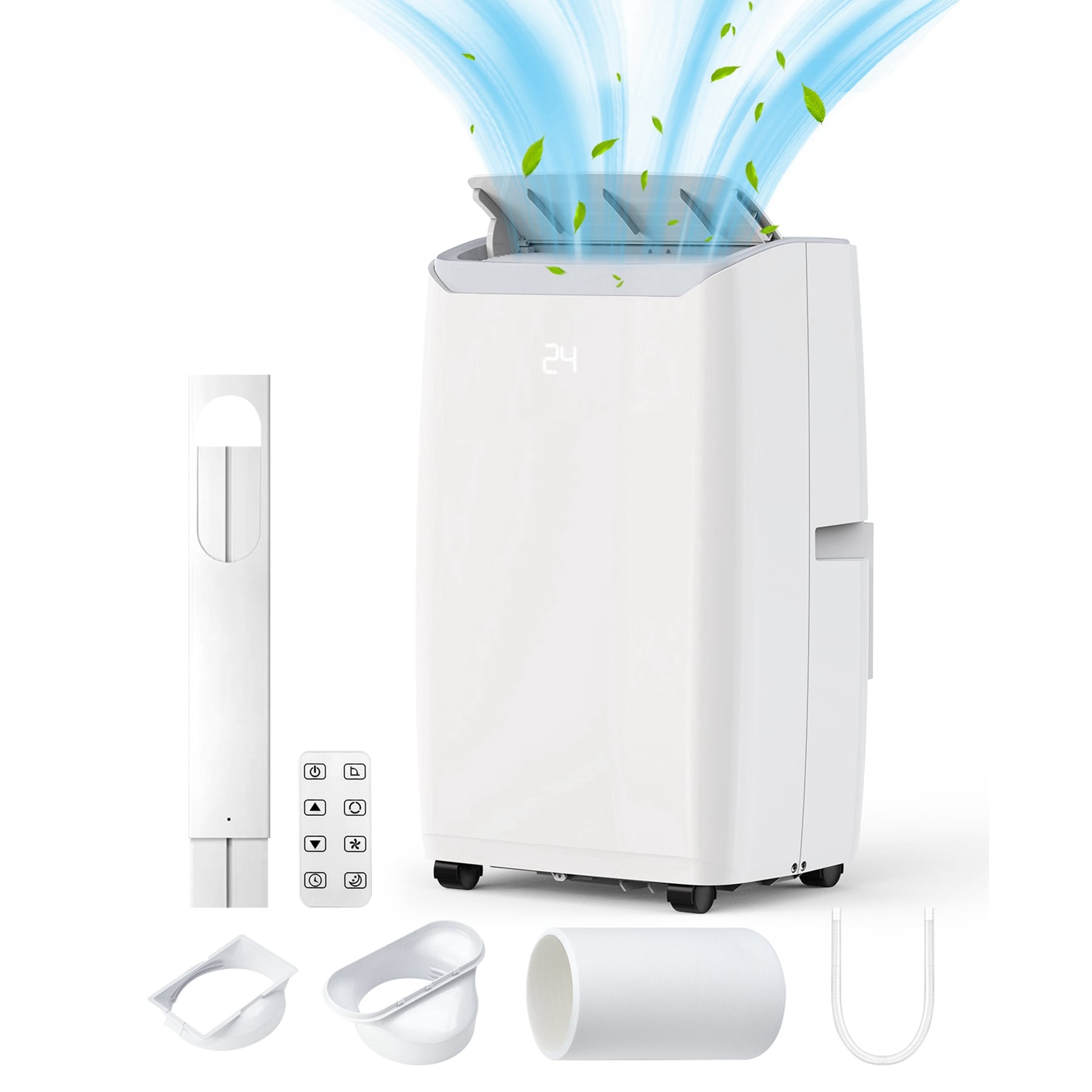 GarveeLife 3In1 Quiet Portable AC 8000BTU 12000BTU ASHRAE with Window Kit