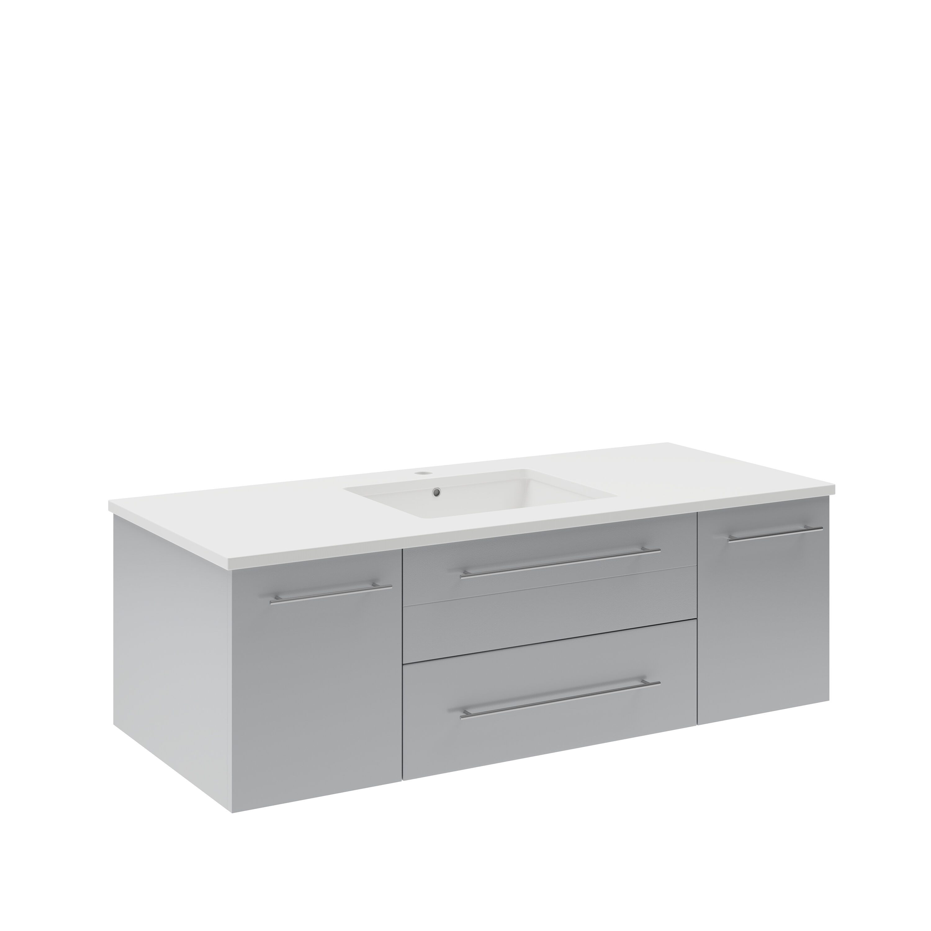 Fresca FCB6148GR-UNS-CWH-U Bath-Vanity-Combo - View #2