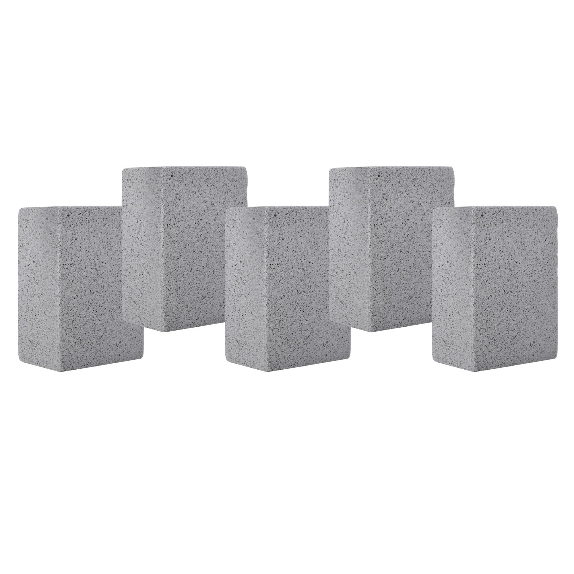 Etokfoks  6 pcs Pool Pumice Stones with Handle Hand Held Tile Stone Block for Spa Grout Concrete Pool Cleaning