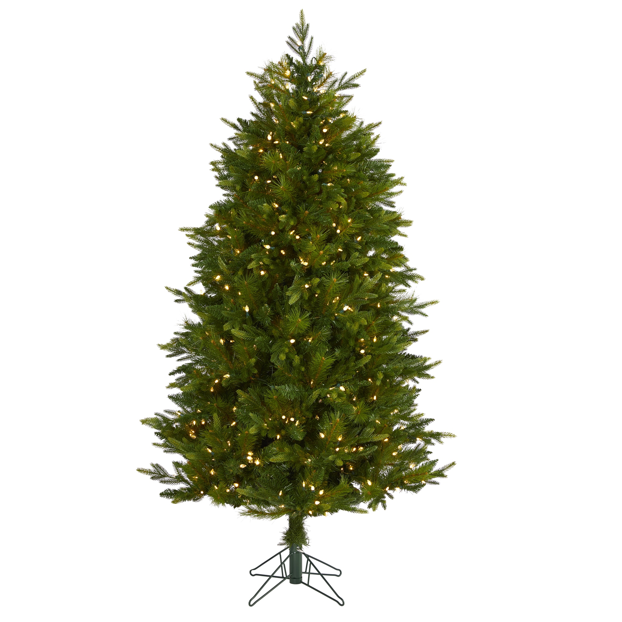 Nearly Natural T1469 6-ft Douglas Fir Pre-lit Artificial Christmas Tree with White LED Lights
