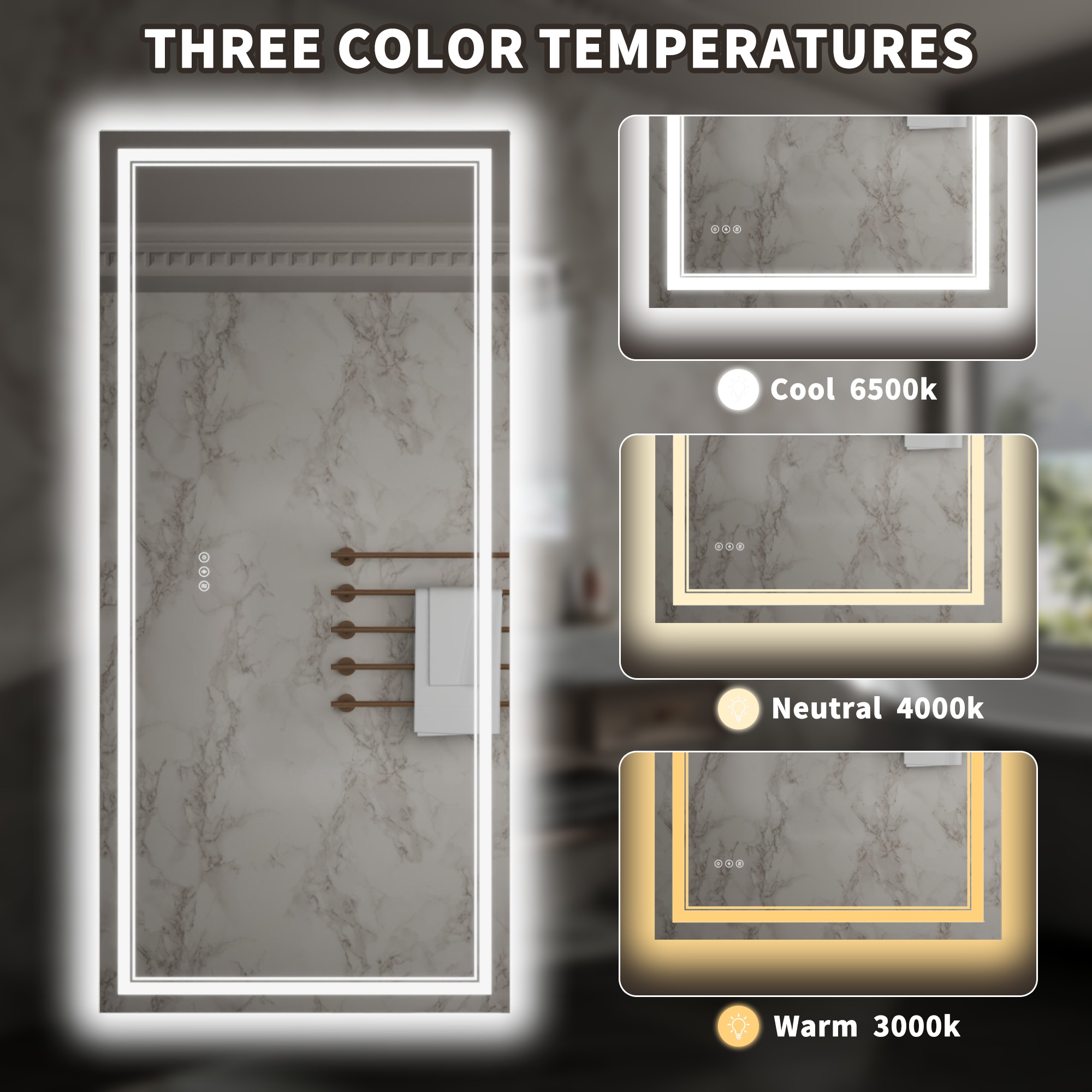 ExBrite TFBM2860 Framed-Bath-Mirrors - View #4