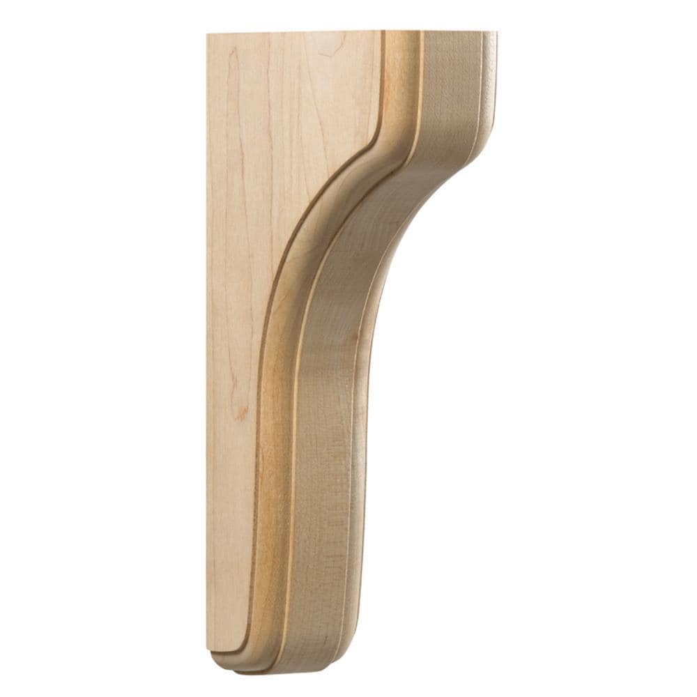 Solid Wood Maple Corbel Ornamental Bracket 