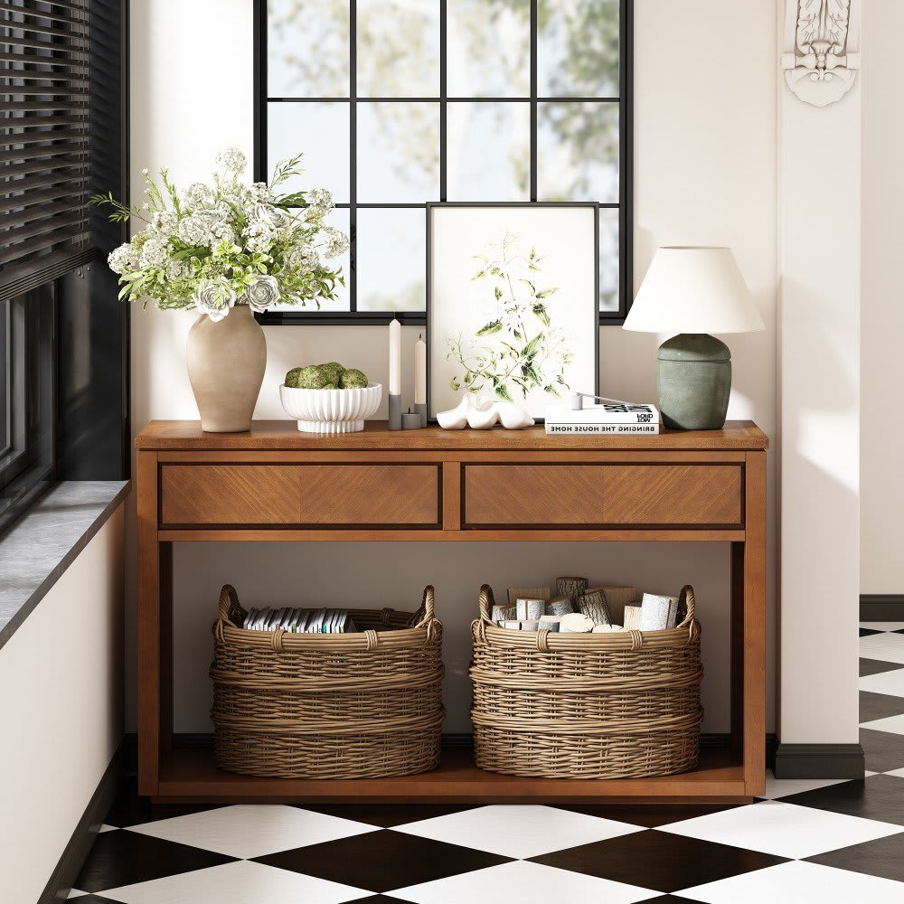 Coolbibila AMY-CONSOLE-HONEY Console-Sofa-Tables - View #2