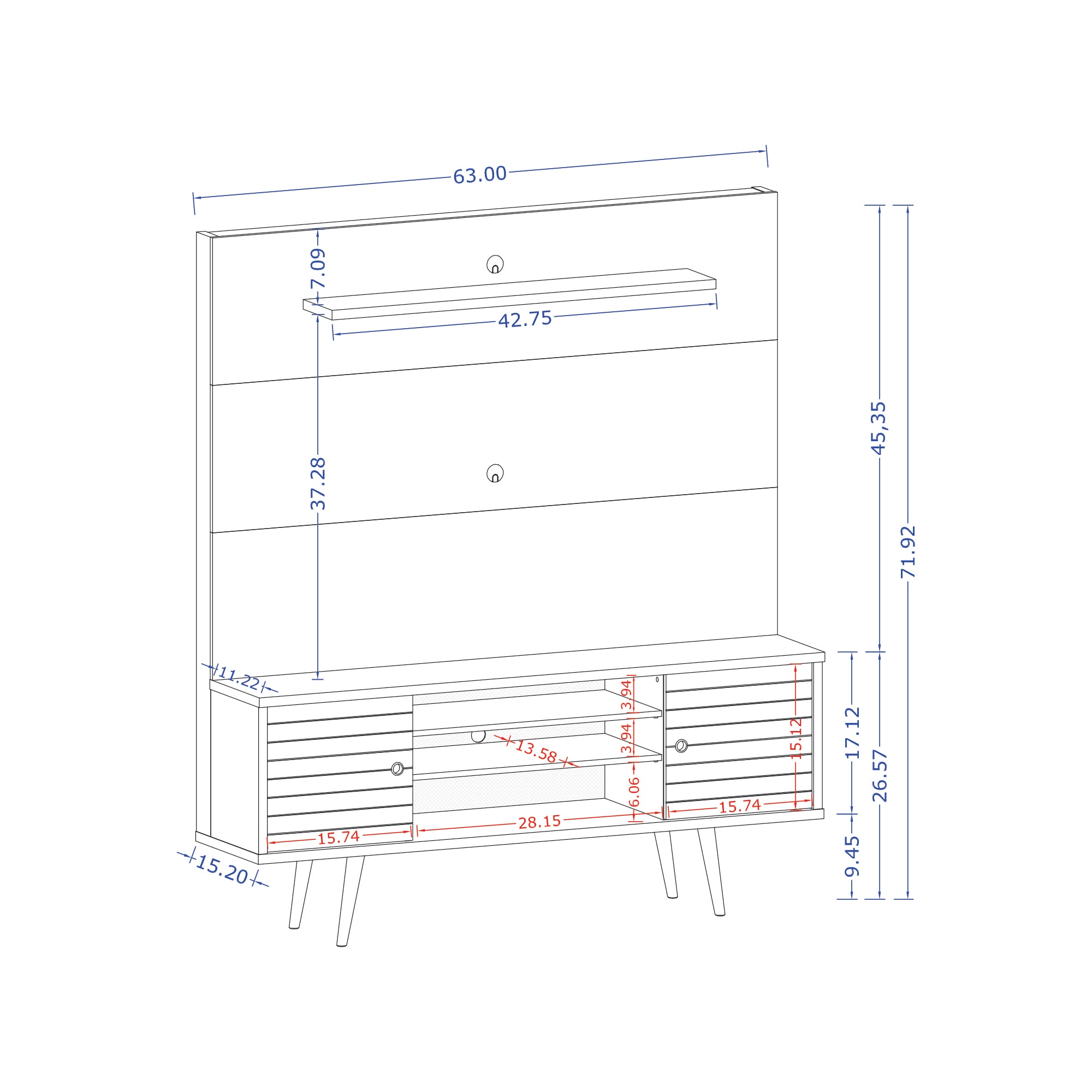 Manhattan Comfort 213BMC64 Tv-Stands - View #3