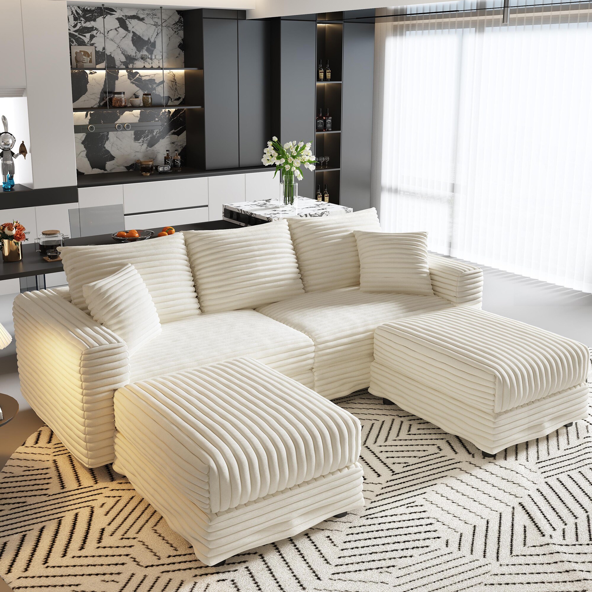 SINOFURN SYA020263WT Sofas-Loveseats - View #19