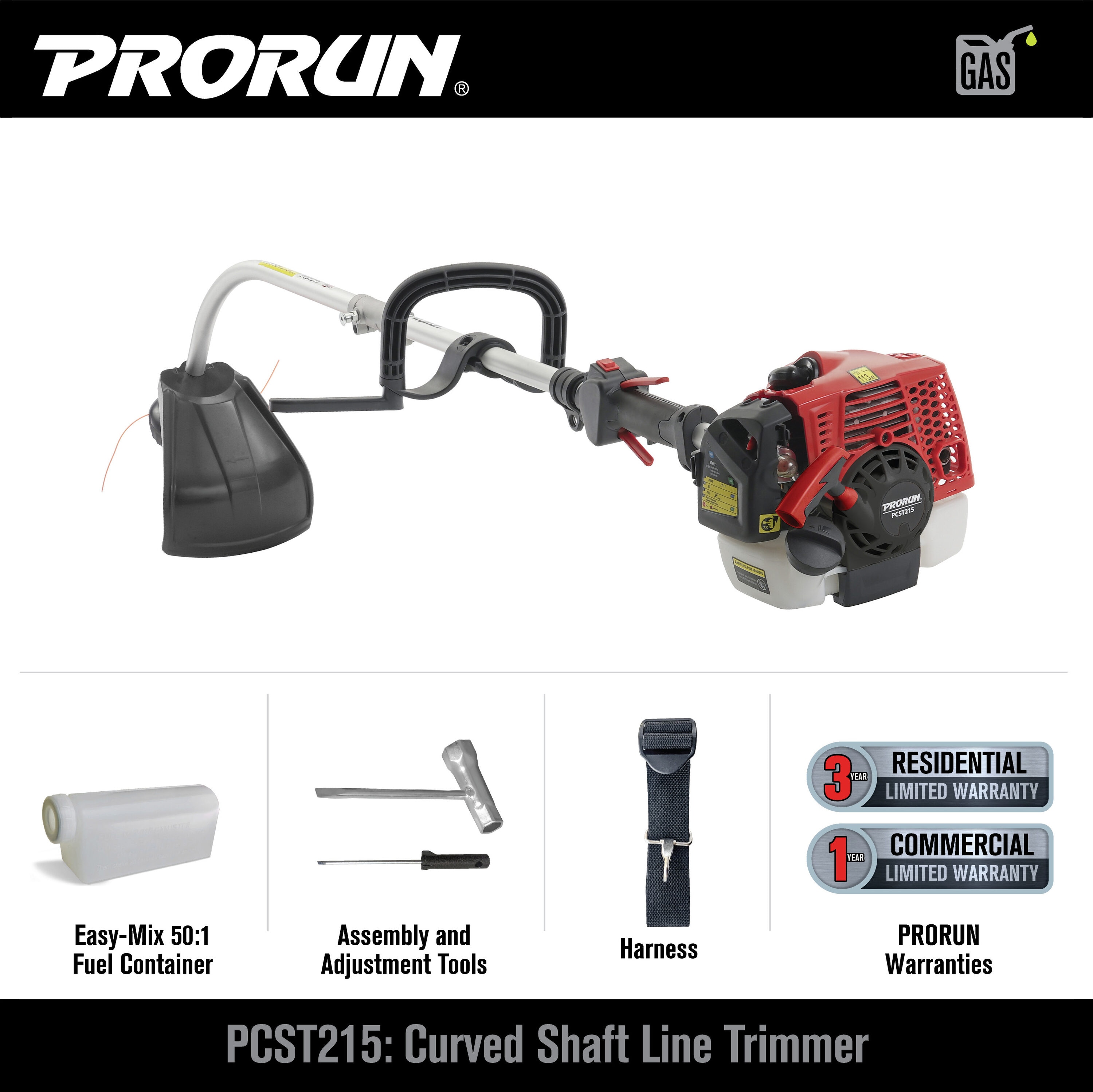 PRORUN PCST215 Cordless-String-Trimmers - View #2