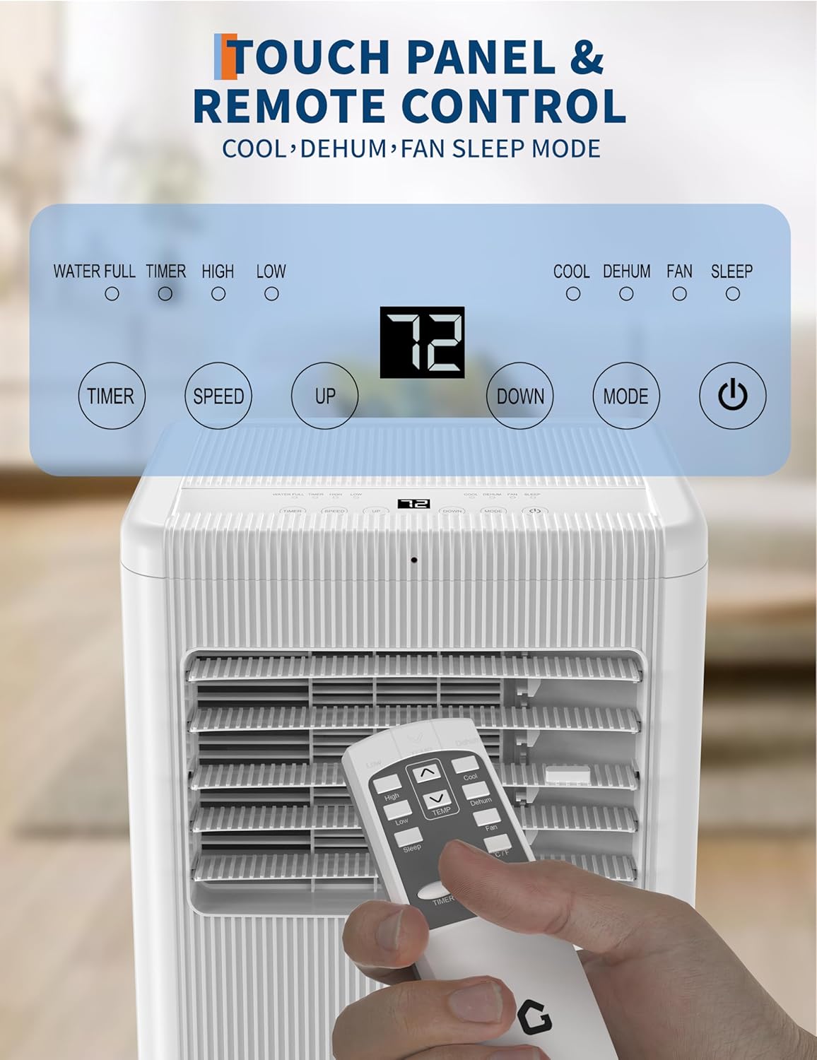 Qeetex BBJ-PHK337DHYKY Portable-Air-Conditioners - View #3