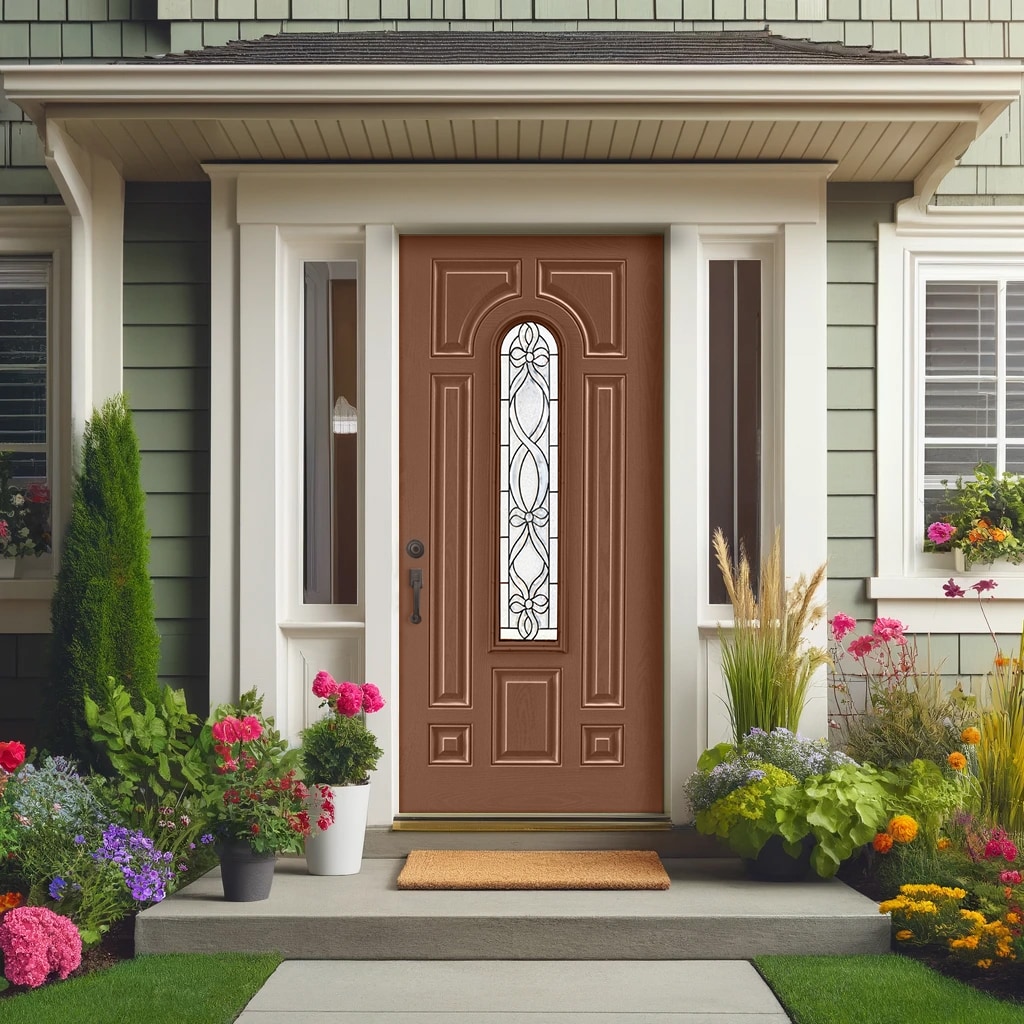 CALHOME PU10-CHERRY-80X36 Entry-Doors - View #2