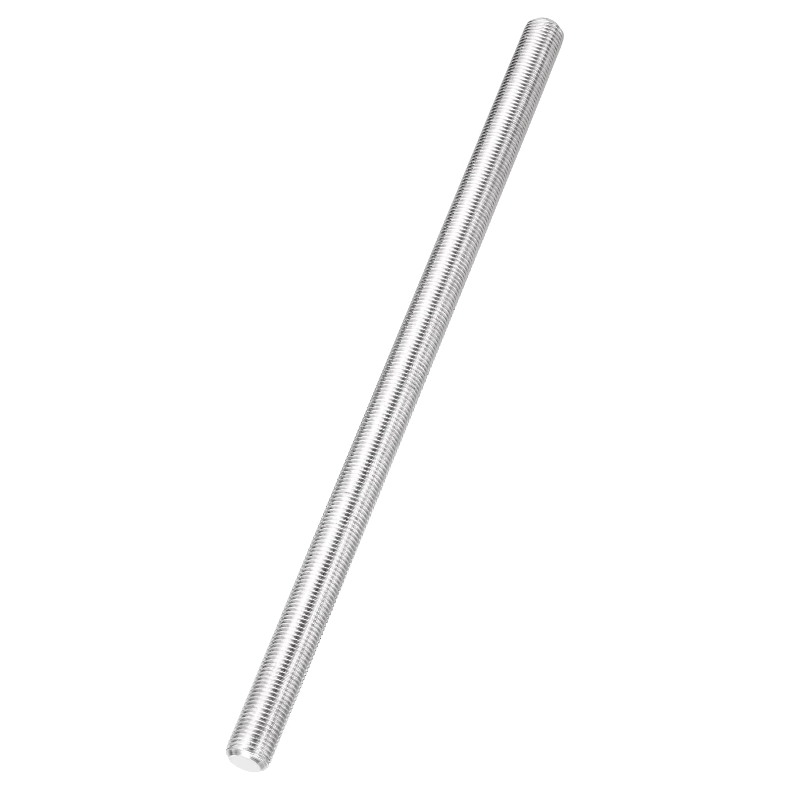 Unique Bargains Fully Threaded Rod M10 x 1.25mm Pitch 304 Stainless Steel Right Hand Fine Threads Studs 200mm/8 inch Threaded Screw Rods Fasteners for Anchors Bolts Hangers Clamps U Bolts