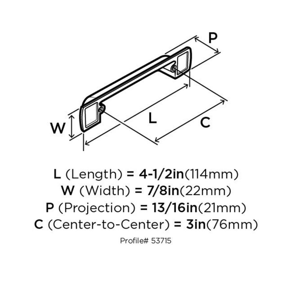 Amerock BP53715G10 Cabinet-Pulls - View #3