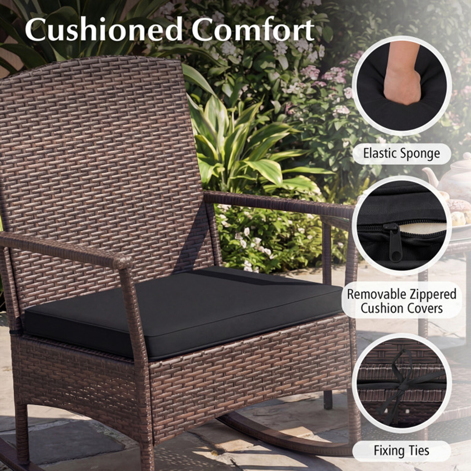 Mondawe MO-01HY631DKD Patio-Conversation-Sets - View #6