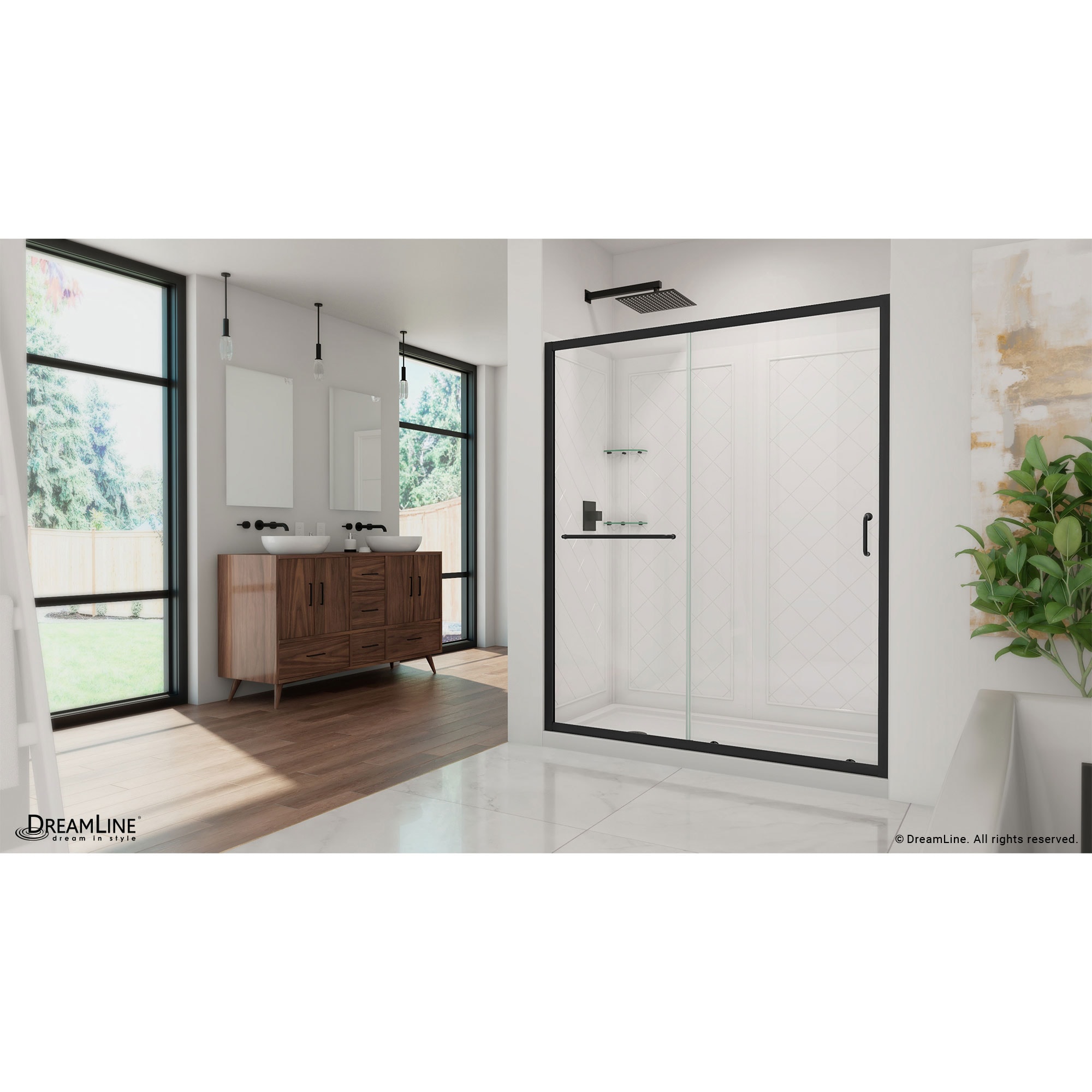 DreamLine DL-6116-CLL-09 Alcove-Shower-Kit - View #2