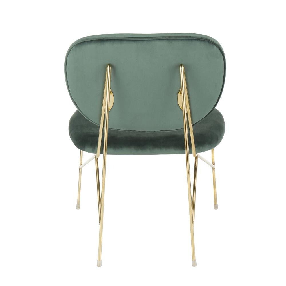 lumisource gwen velvet accent chair