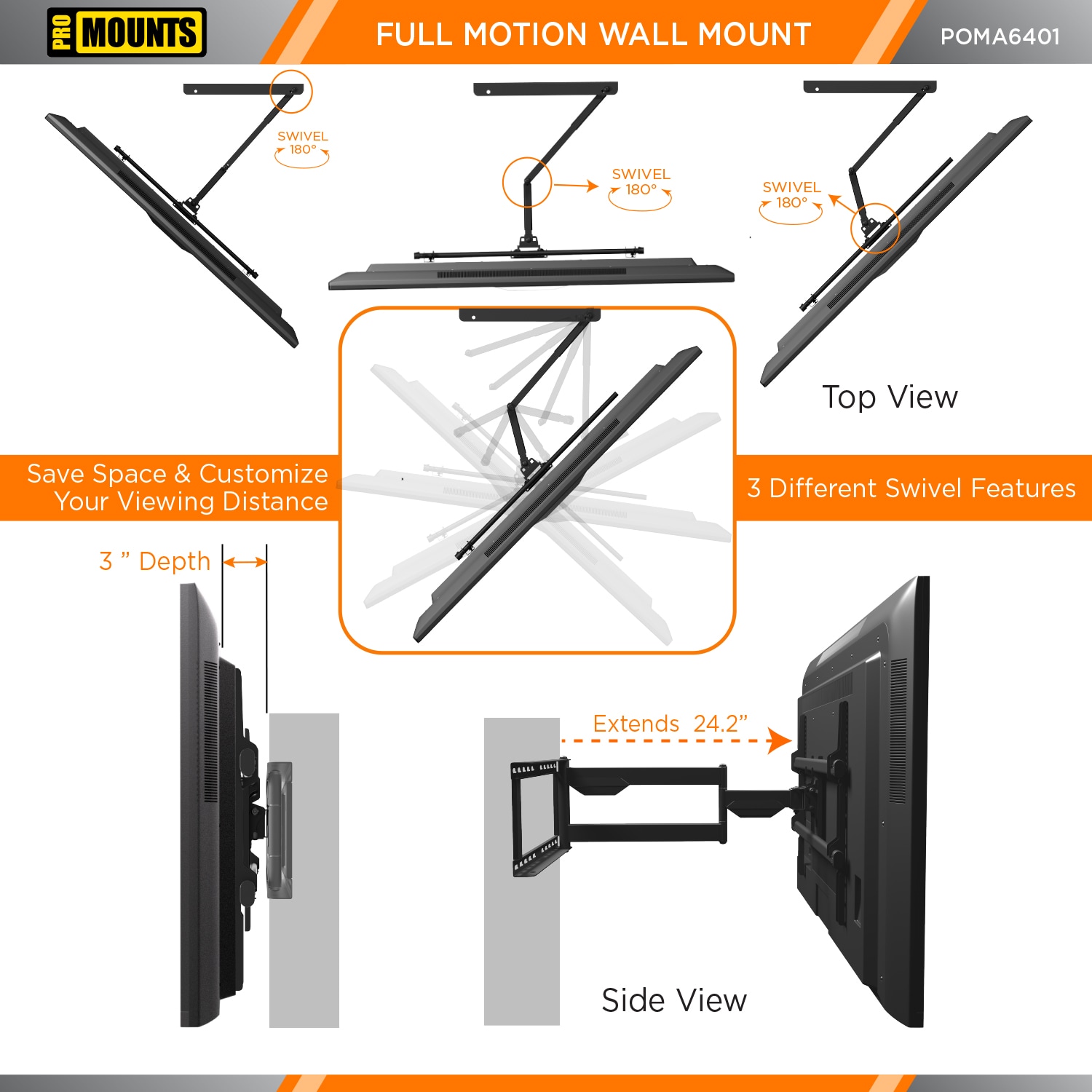 Promounts POMA6401 Tv-Mounts - View #5
