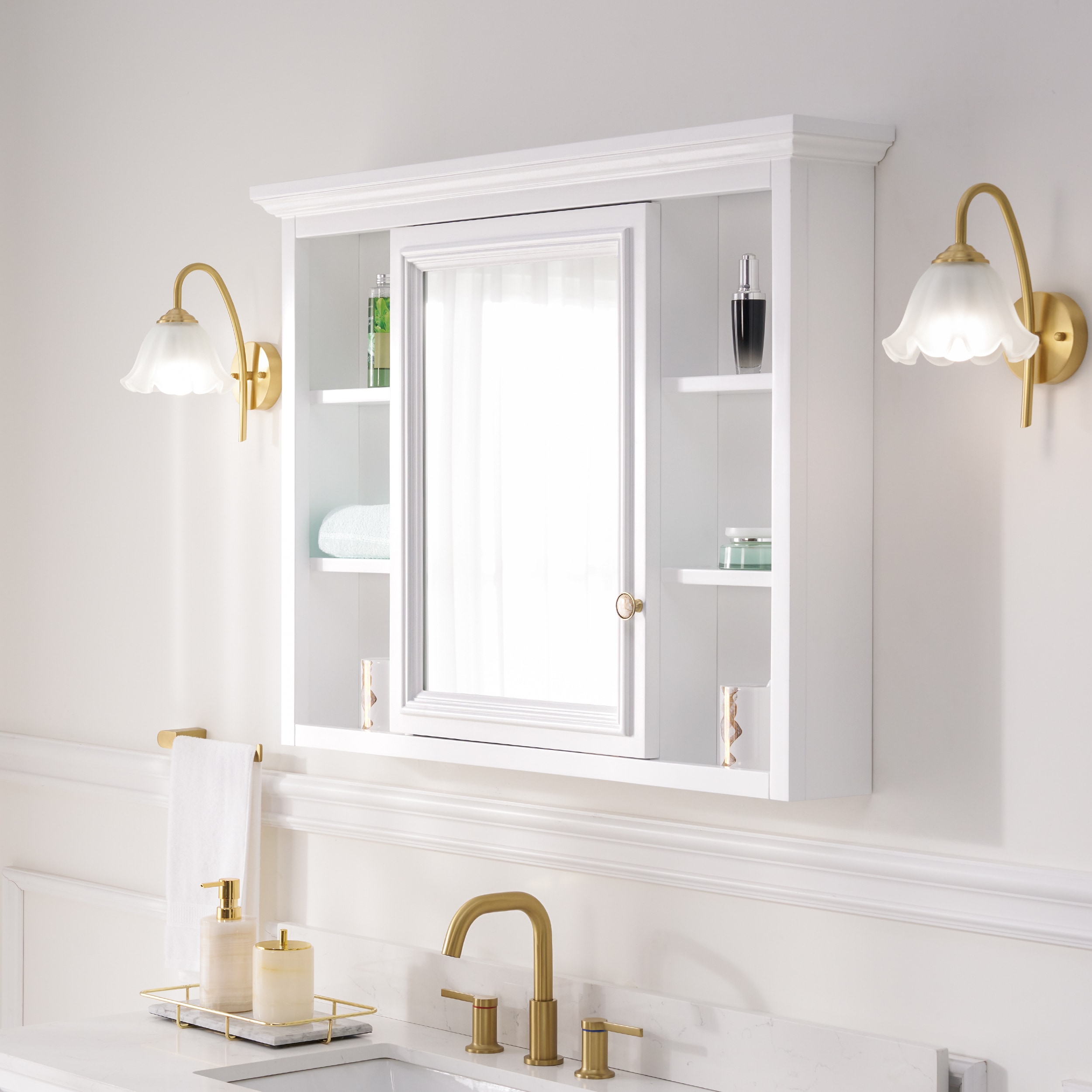 WELLFOR EX-5MC2432LRY Bathroom-Medicine-Cabinets - View #2