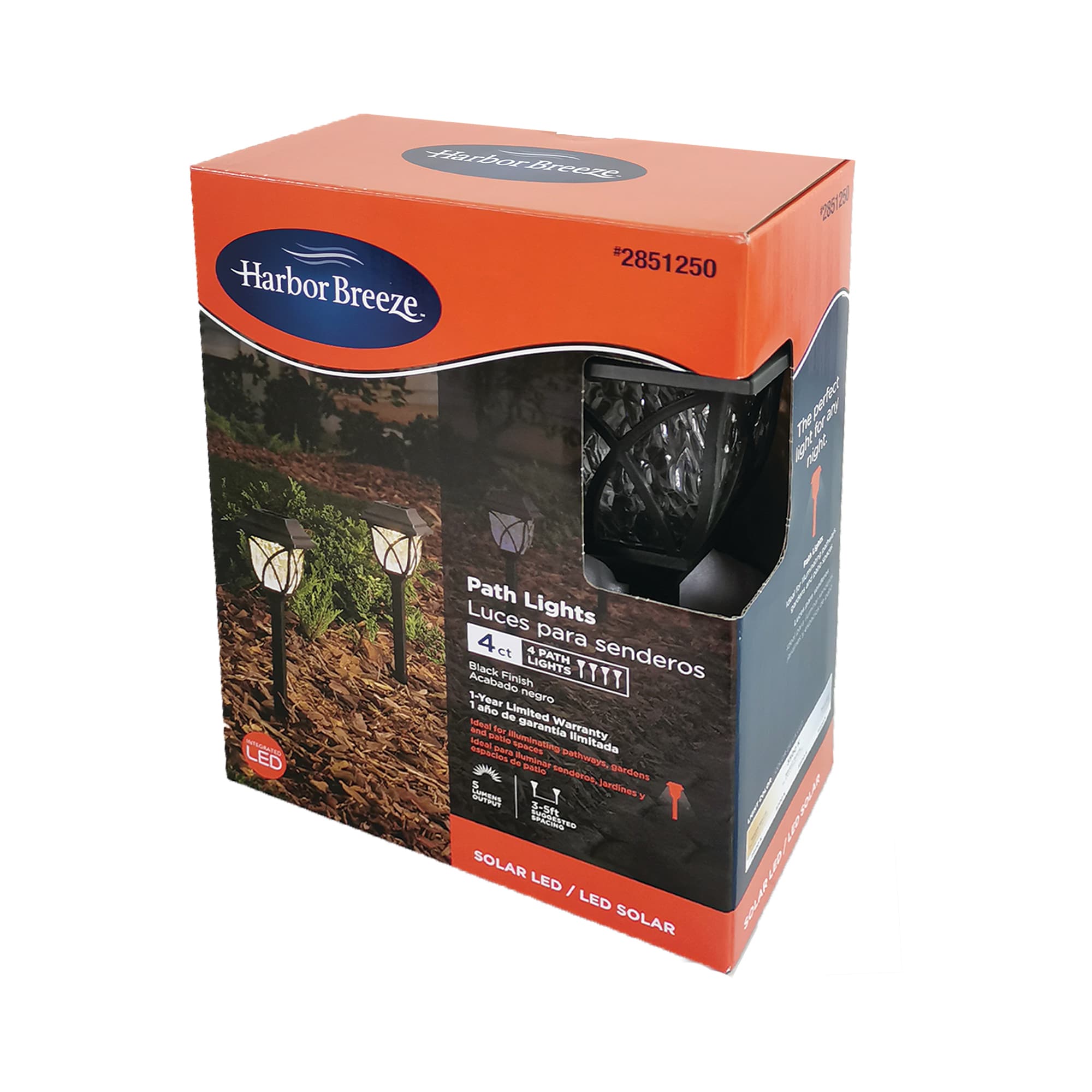 Harbor Breeze QS73P-K5C-BK-4 Path-Lights - View #11
