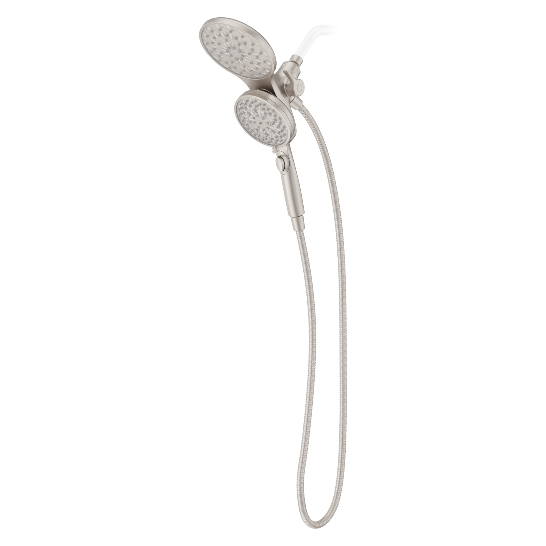 Pfister 020WS2HFM01GS Hydrofuse 6 -Spray Brushed Nickel 5.87-in Round Handheld Shower Head 1.75 GPM