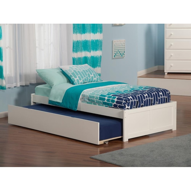 Afi Furnishings Concord White Twin, How Big Is A Twin Trundle Bed