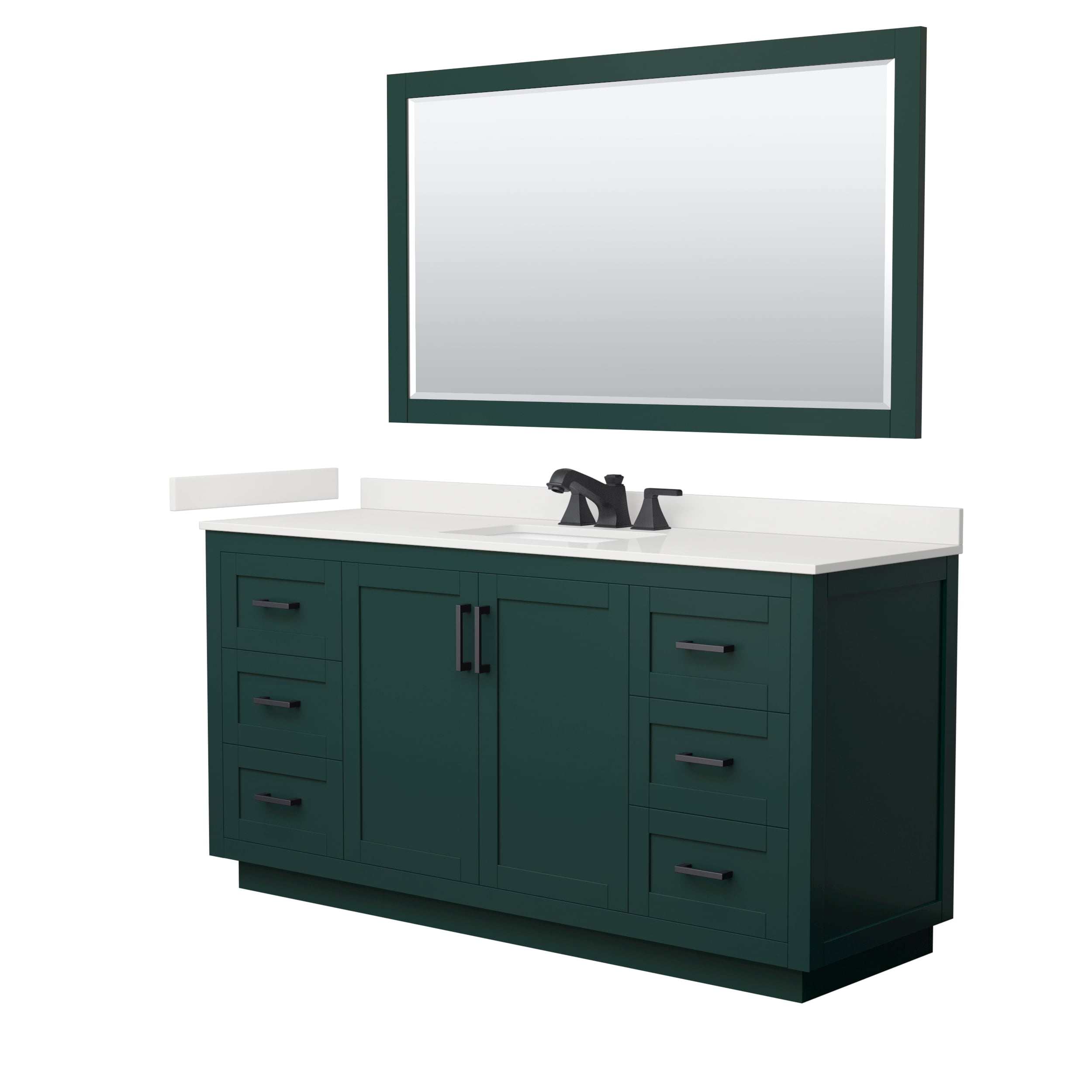 Wyndham Collection WCF292966SGKWQUS3M58 Bath-Vanity-Combo - View #2