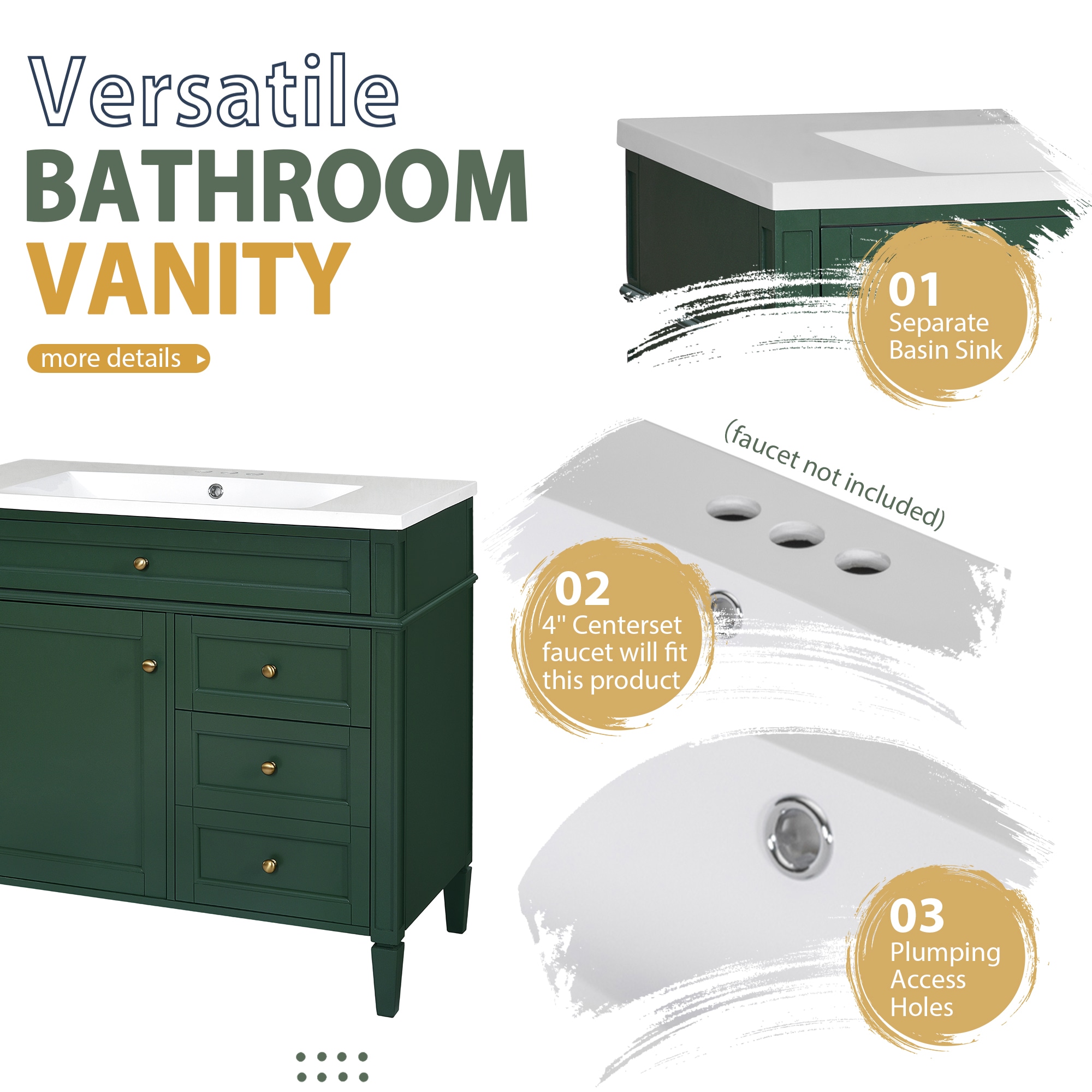 ModernLuxe L3P-N710S236006F Bath-Vanity-Combo - View #2