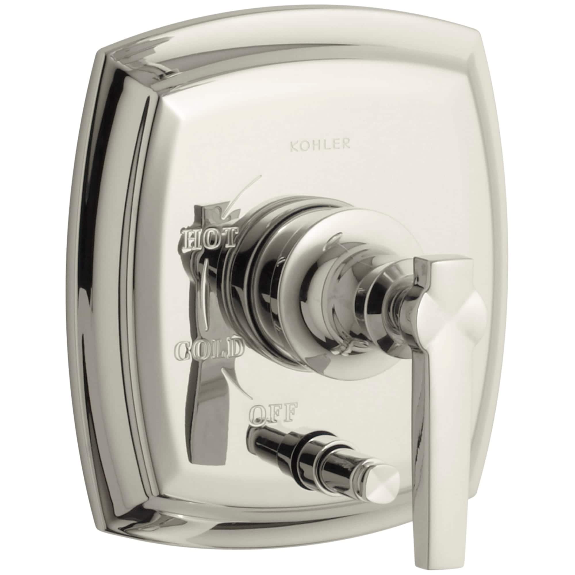 KOHLER T98759-4-SN Vibrant Polished Nickel Lever Shower Faucet Handle