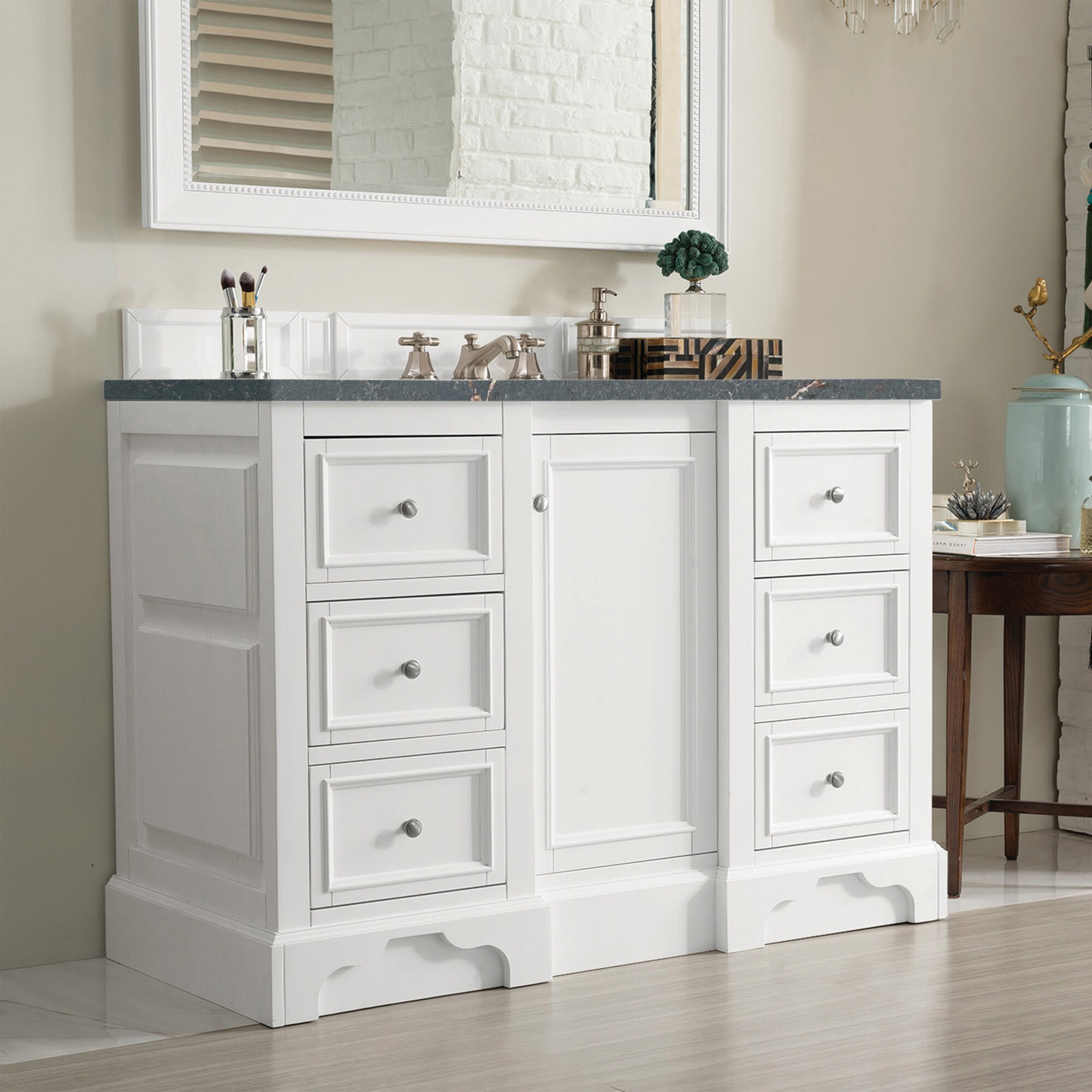 James Martin Vanities 825-V48-BW-3PBL Bath-Vanity-Combo - View #3