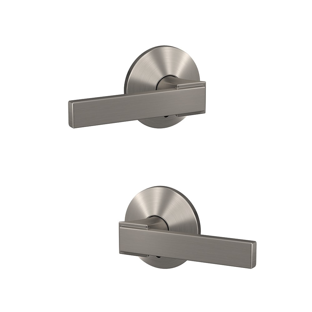 Schlage FC172 NBK 619 KIN Custom Northbrook - Kinsler Satin Nickel Universal Interior Hall/Closet Dummy Door Handle