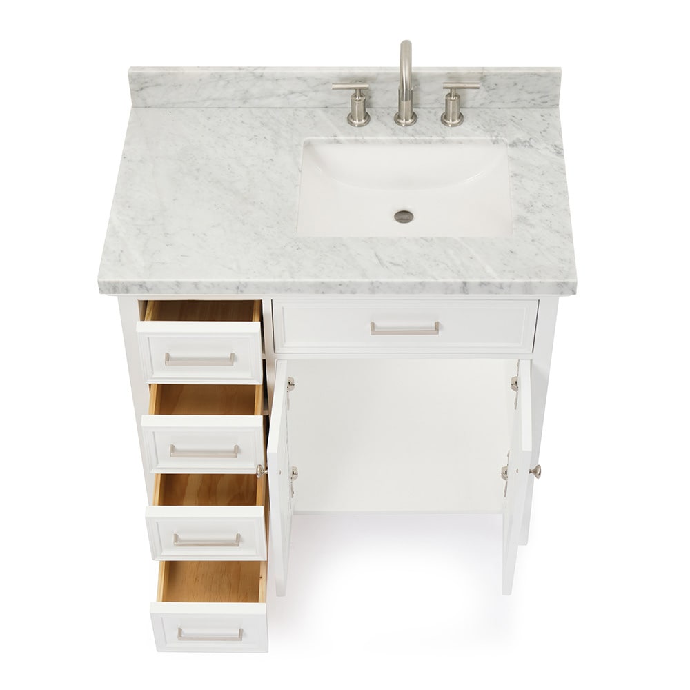 ARIEL D037S-R-VO-WHT Bath-Vanity-Combo - View #6