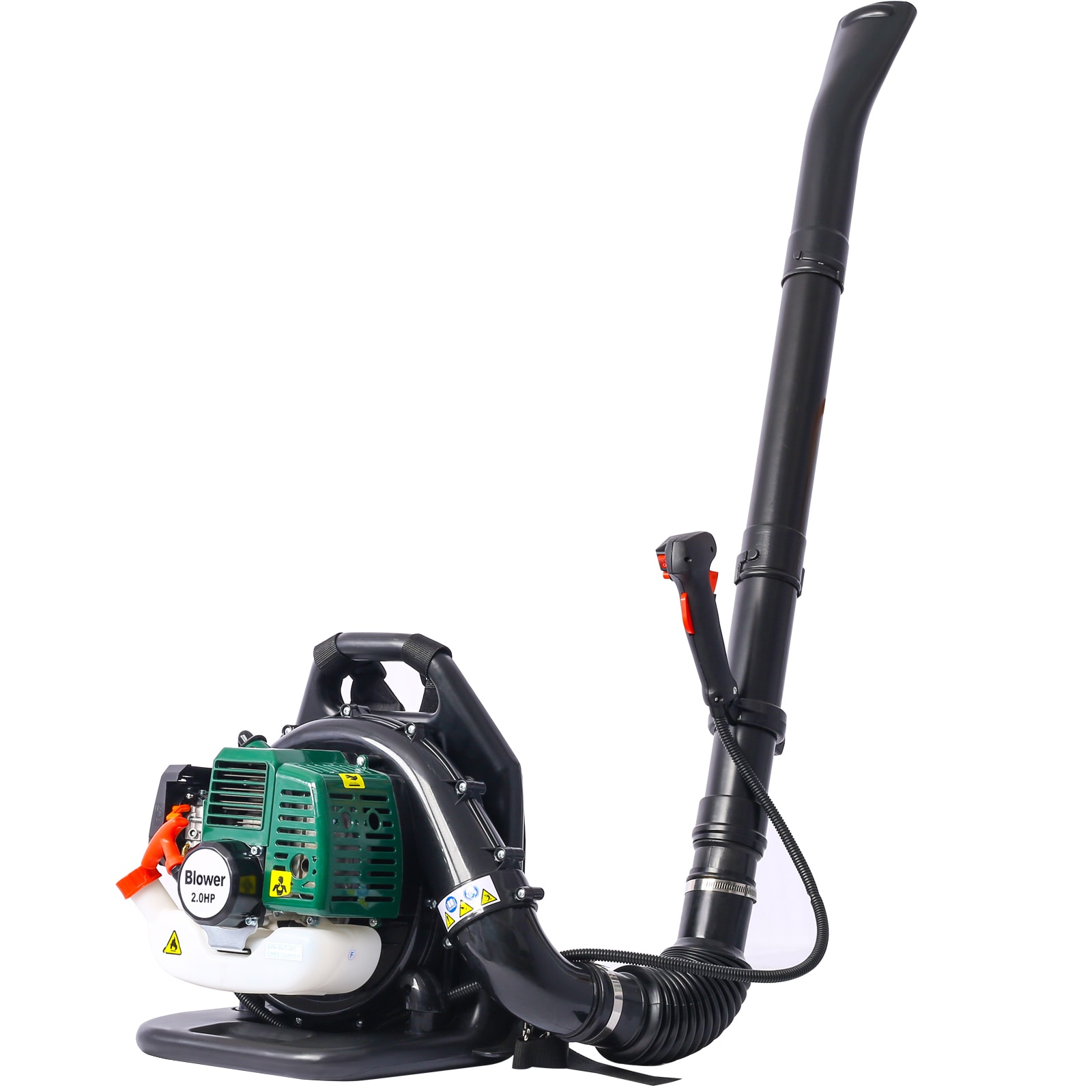 GDFStudio OSAKAPRO 52CC 2-Cycle Gas Backpack Leaf Blower with extention tube green