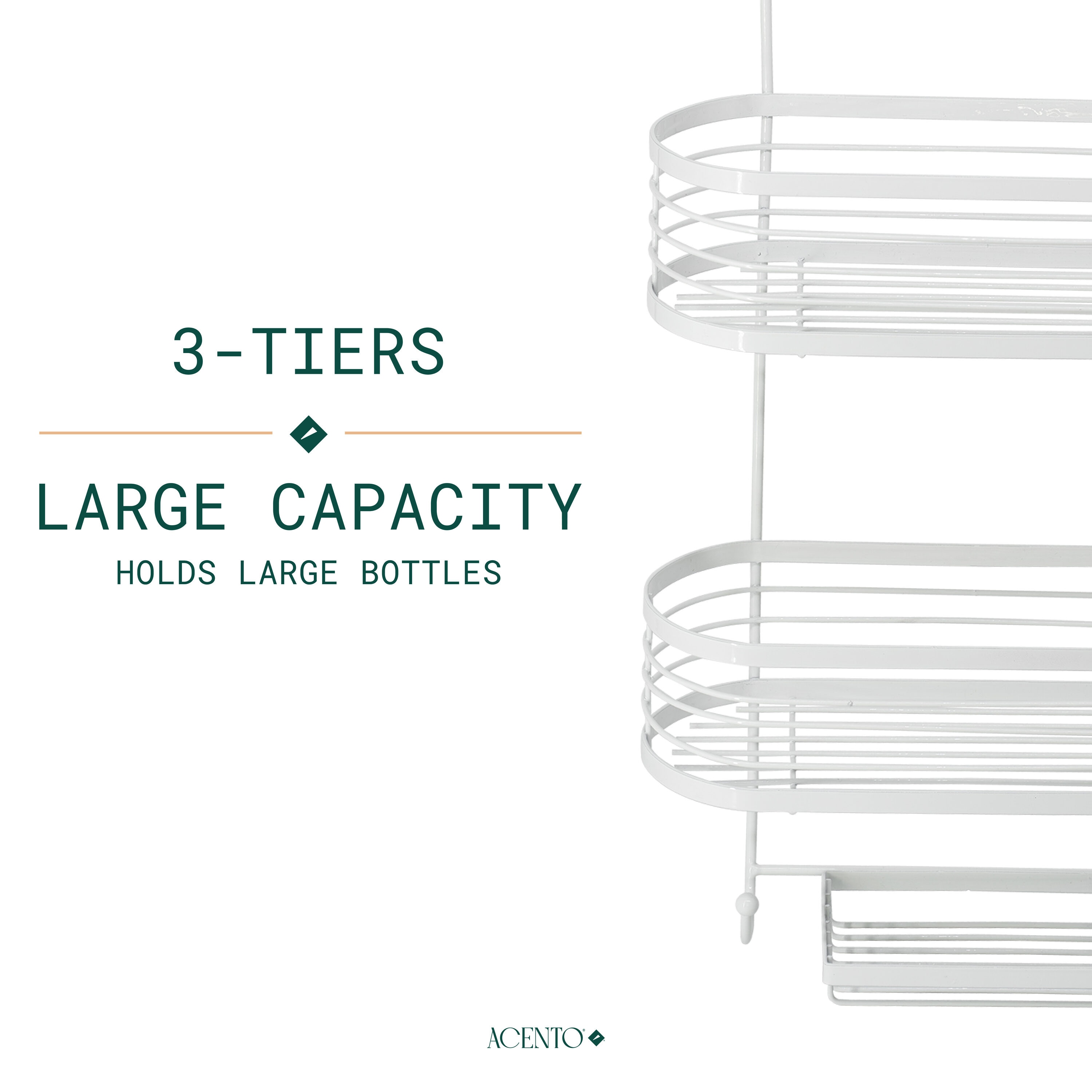 ACENTO SC421MWT Hanging-Shower-Caddies - View #4
