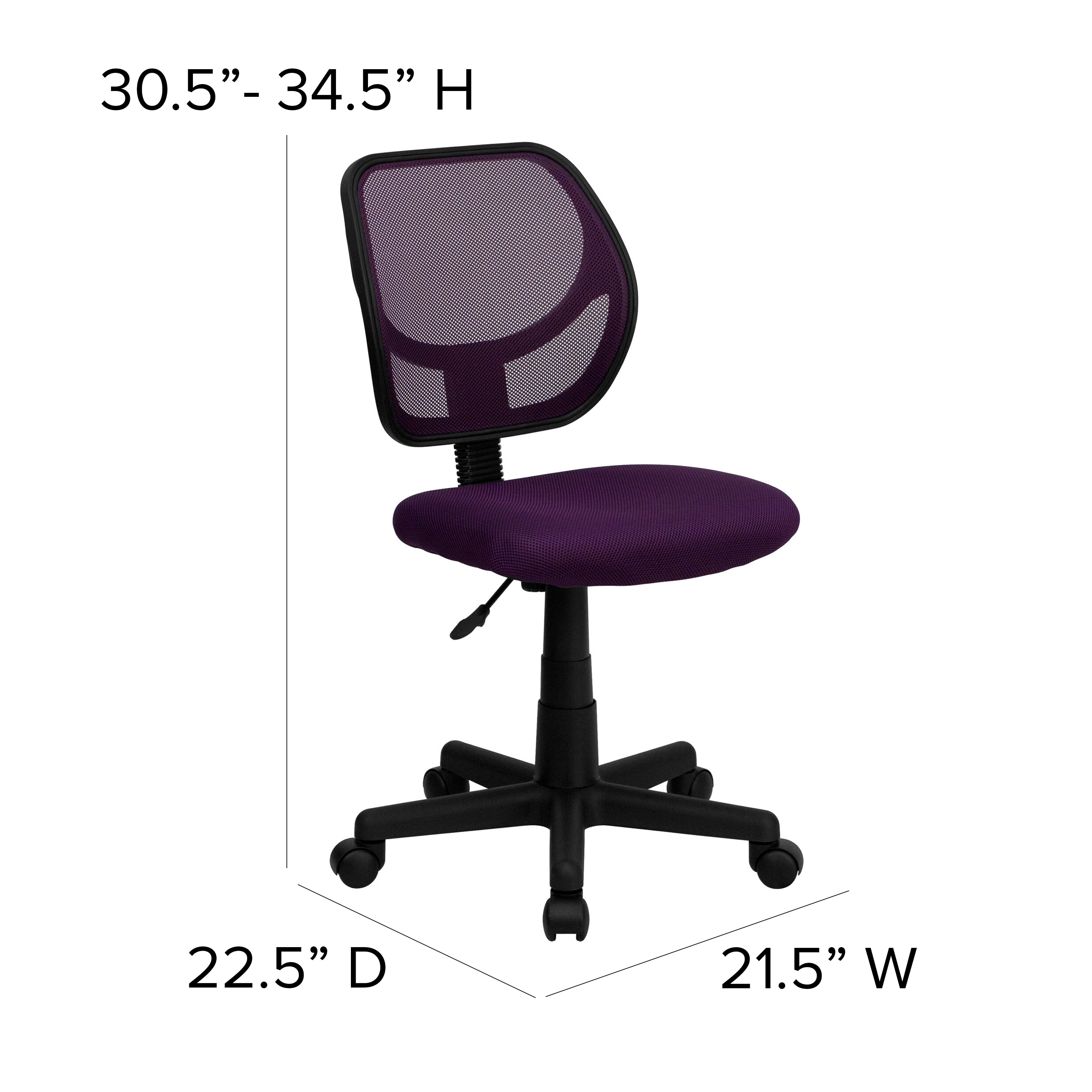 Serta Mid-Back Office Chair With Mesh Accents And Memory Foam