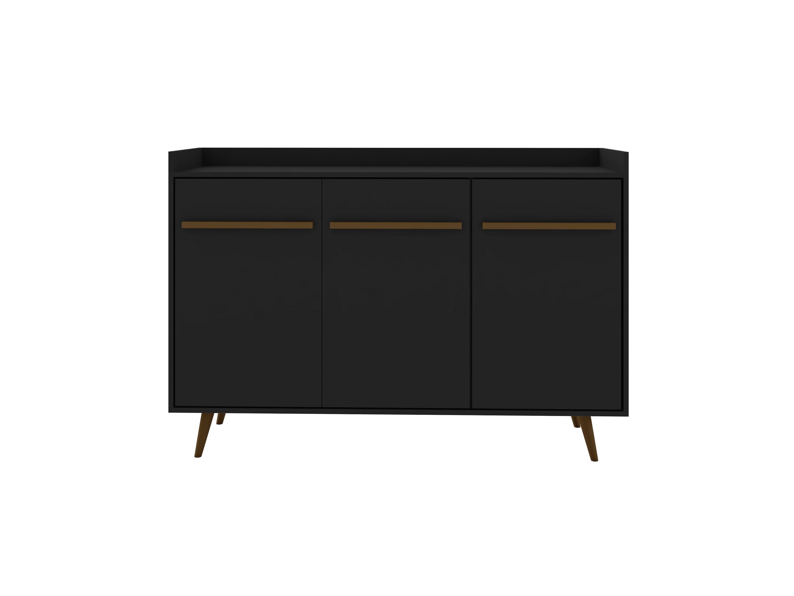Manhattan Comfort 230BMC8 Bradley Contemporary/Modern Black Sideboard